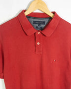 Polo Tommy Hilfiger Rojo Slim Fit — Talla XL