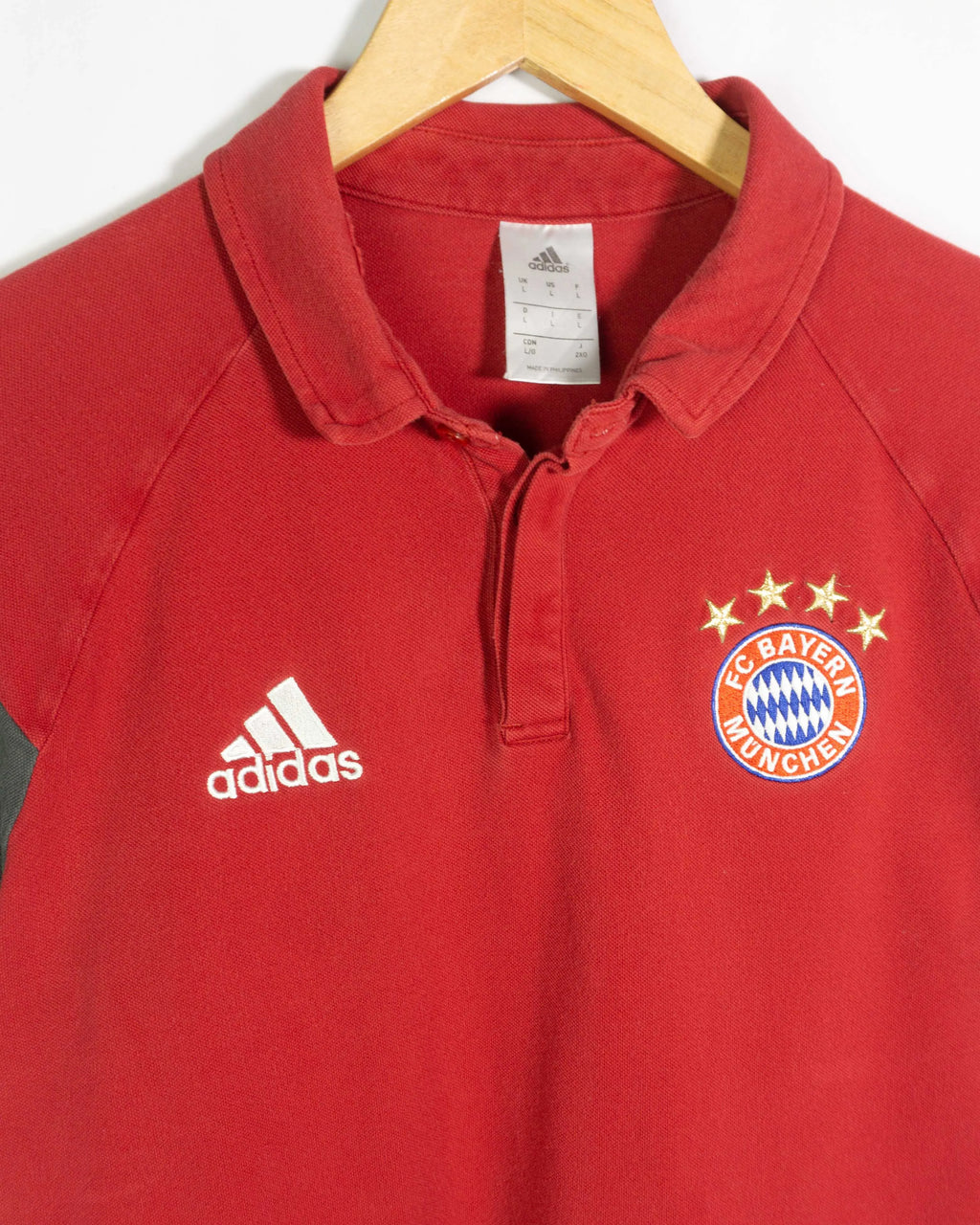 Polo Adidas Bayern Múnich Rojo — Talla M