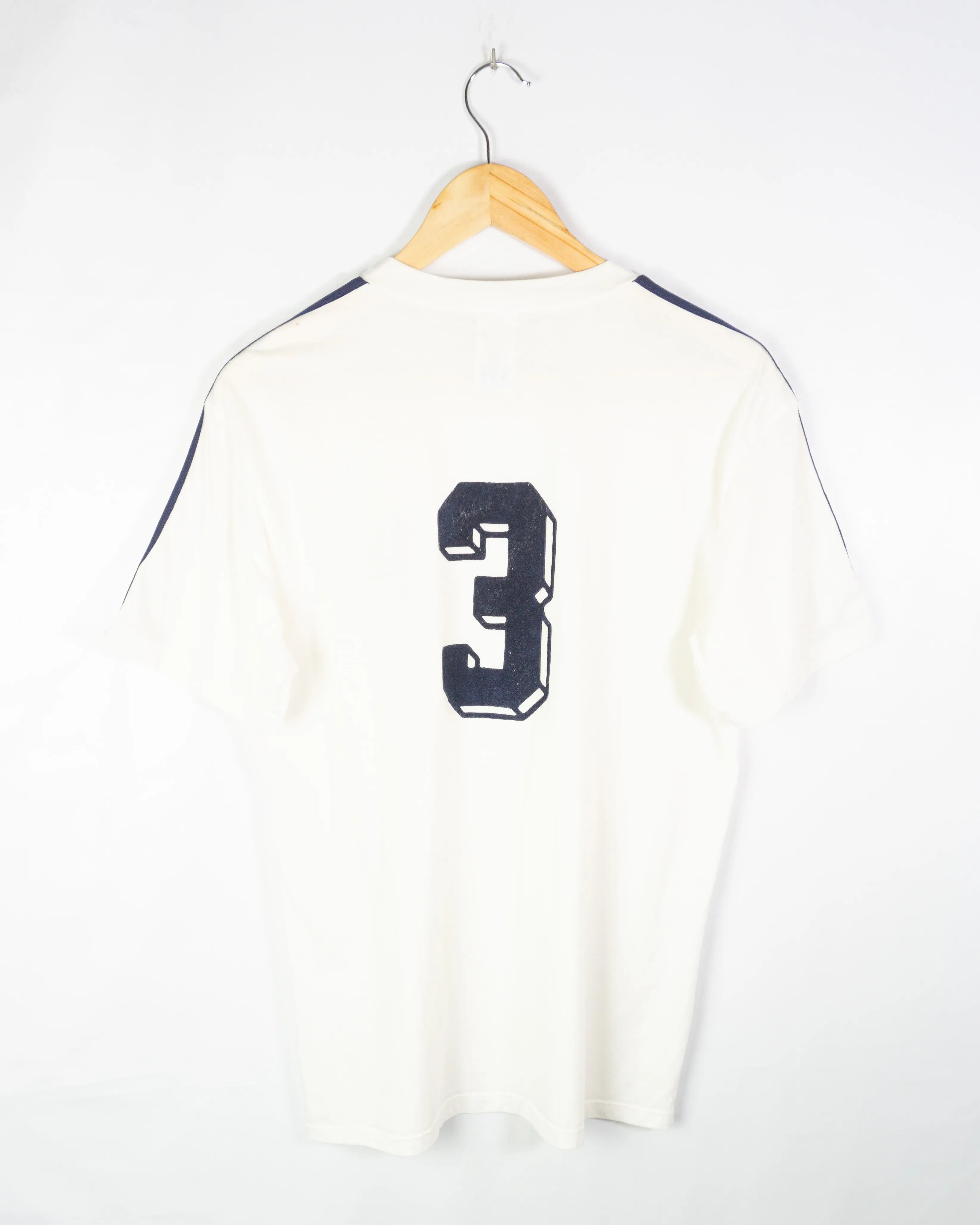 Camiseta Adidas Originals Tres Bandas Vintage 90s — Talla S