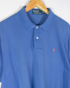 Polo Ralph Lauren Azul Logo Naranja Vintage 00s — Talla XL