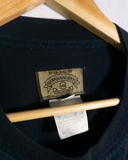 Camiseta Armani Jeans Azul Marino Vintage 90s — Talla L