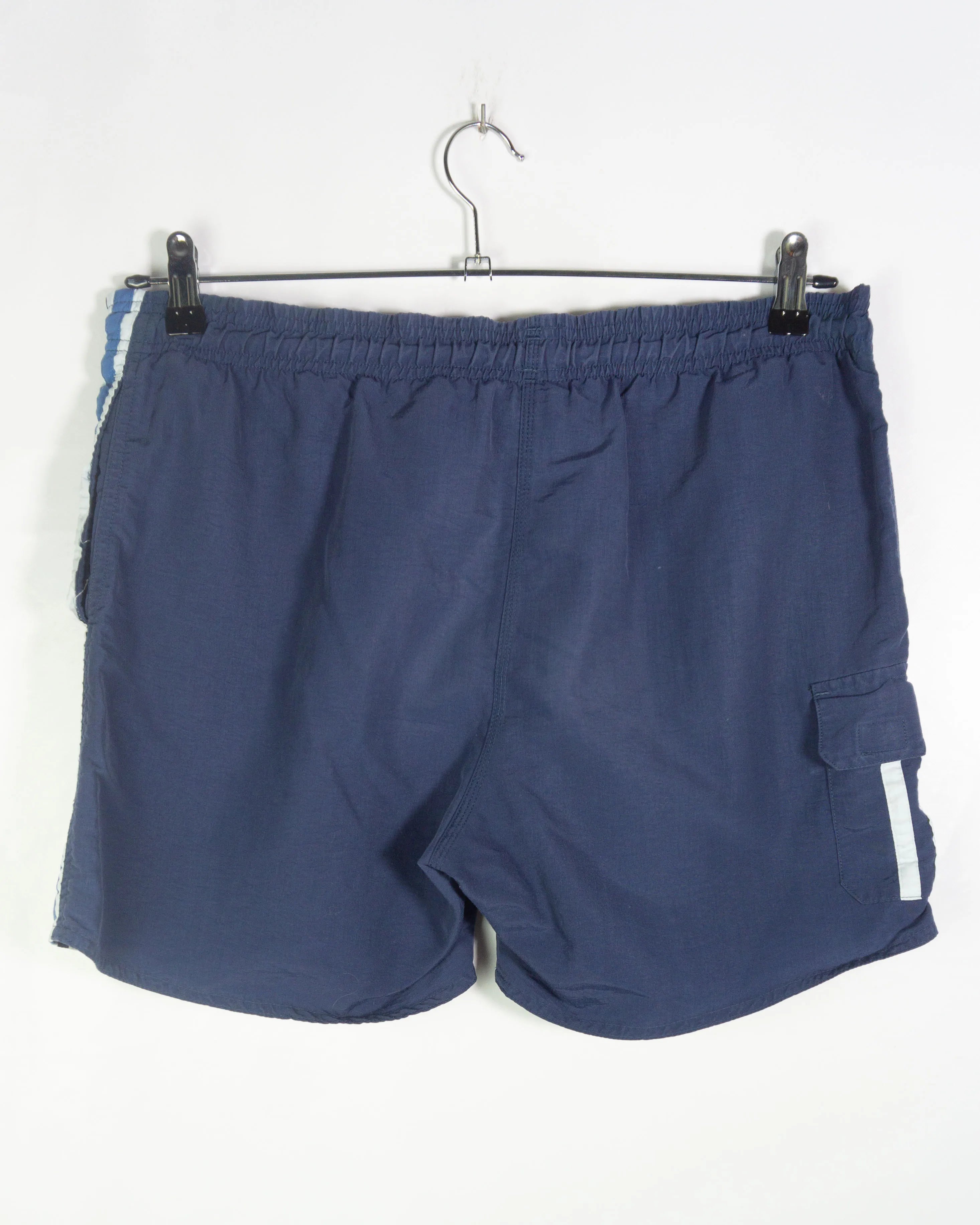 Bañador Umbro Azul Marino Bandas Vintage 90s — Talla M