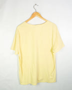 Camiseta Polo Ralph Lauren Tropical Amarilla Vintage 00s — Talla L