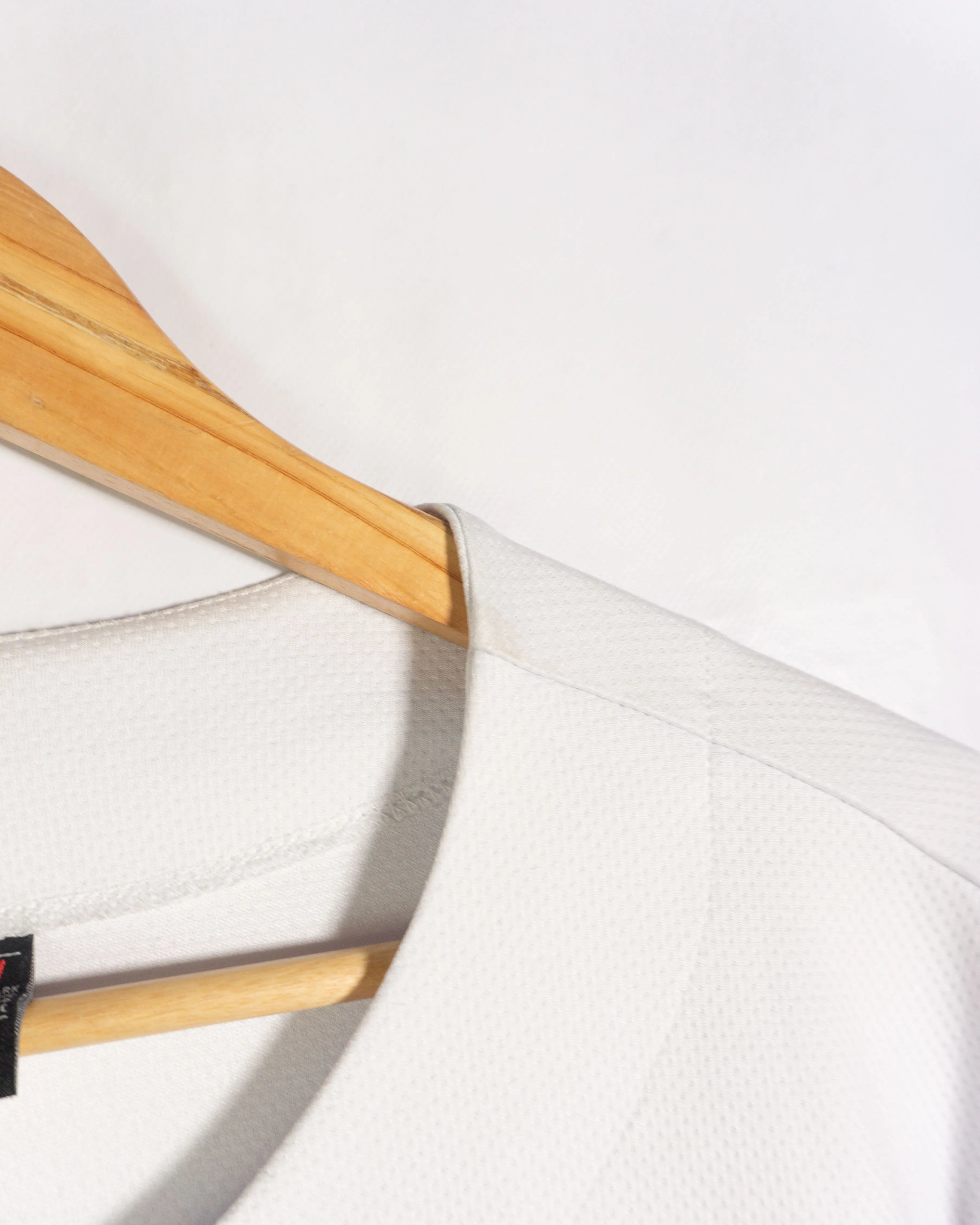 Jersey Béisbol FUBU 05 Blanco Celeste Vintage 00s — Talla S