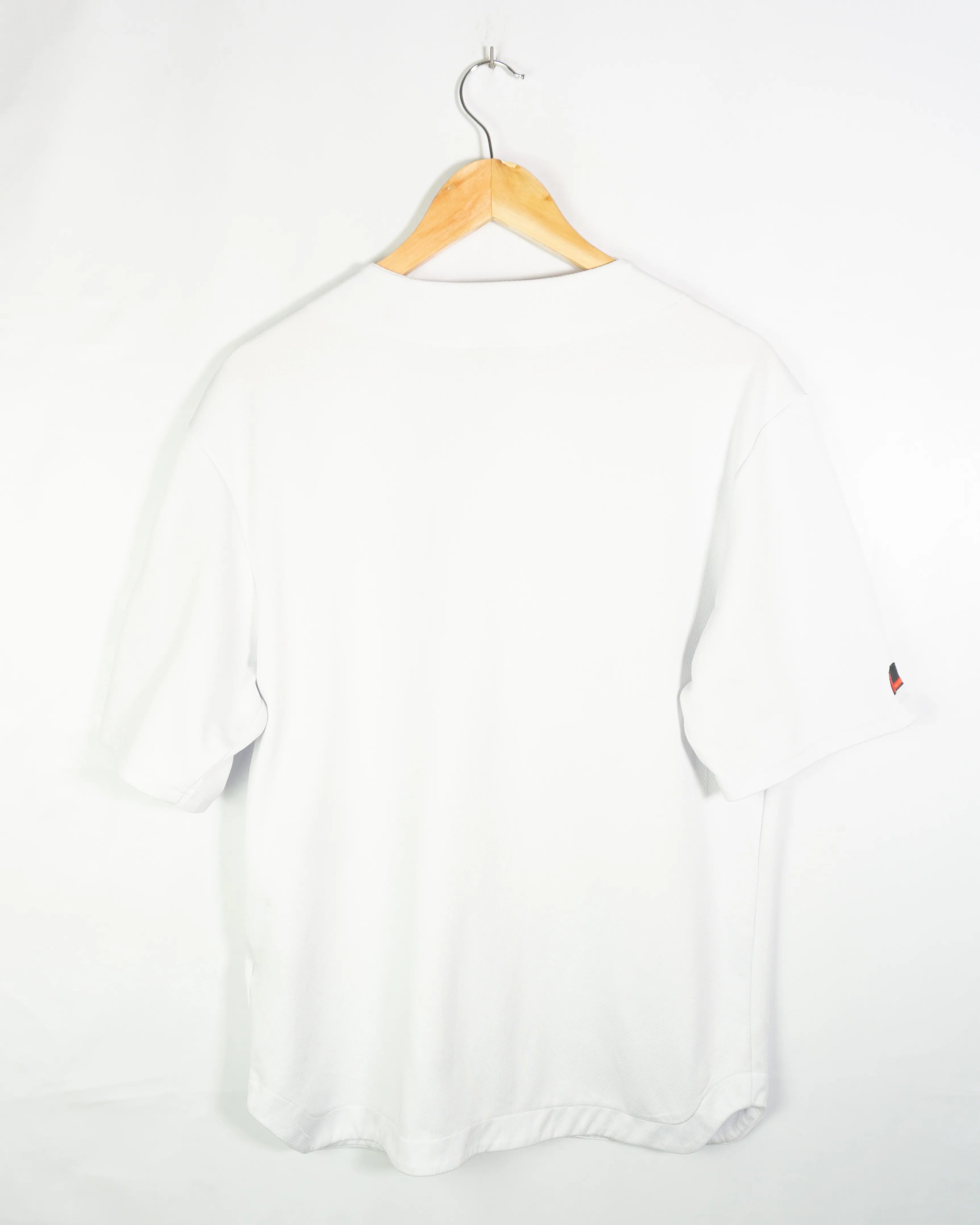 Jersey Béisbol FUBU 05 Blanco Celeste Vintage 00s — Talla S
