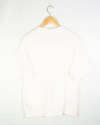 Camiseta Hockey Drevo Gráfica Blanca Vintage 90s — Talla L