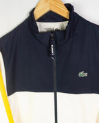 Chaqueta Lacoste Sport Azul Marino Amarilla — Talla M