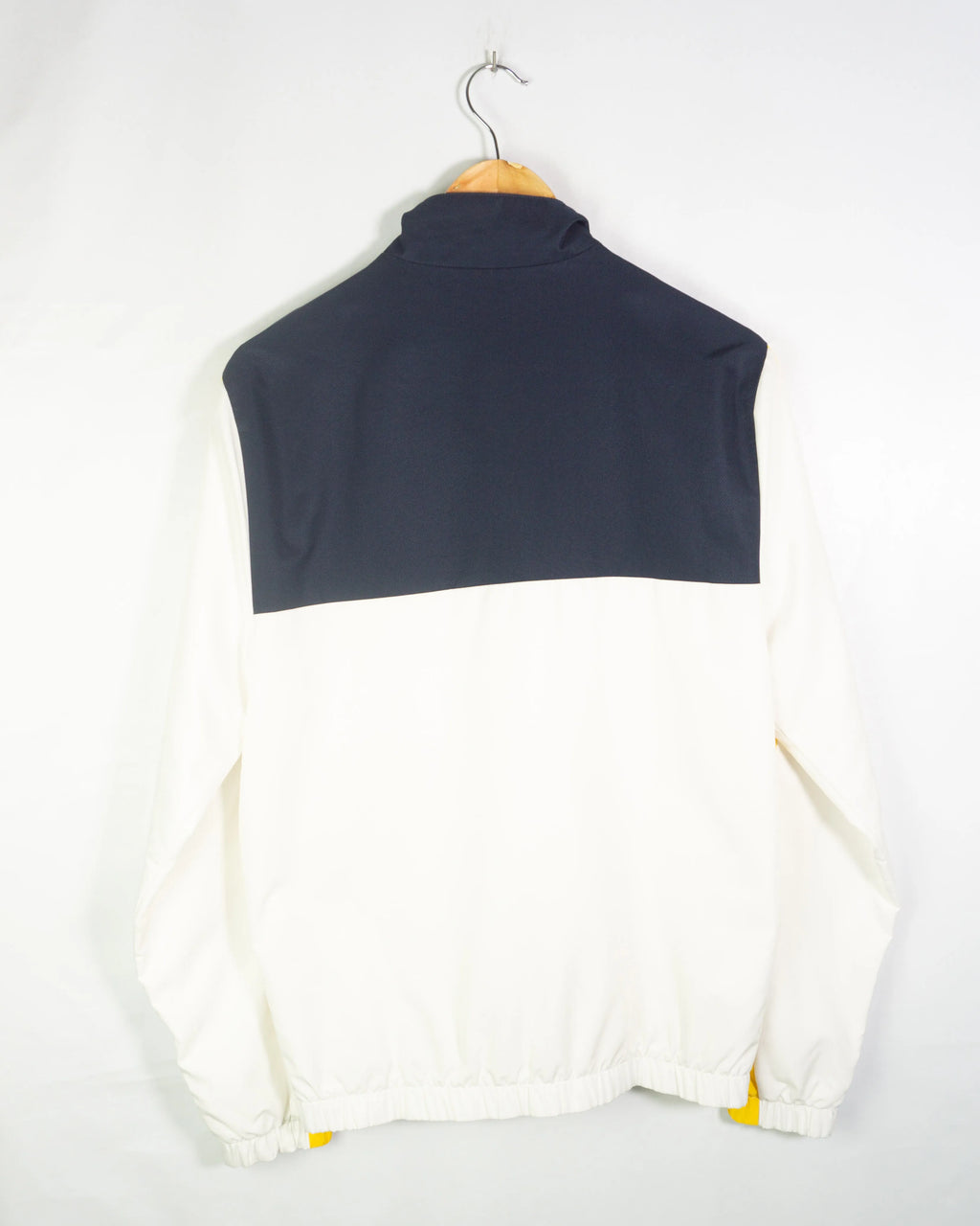 Chaqueta Lacoste Sport Azul Marino Amarilla — Talla M
