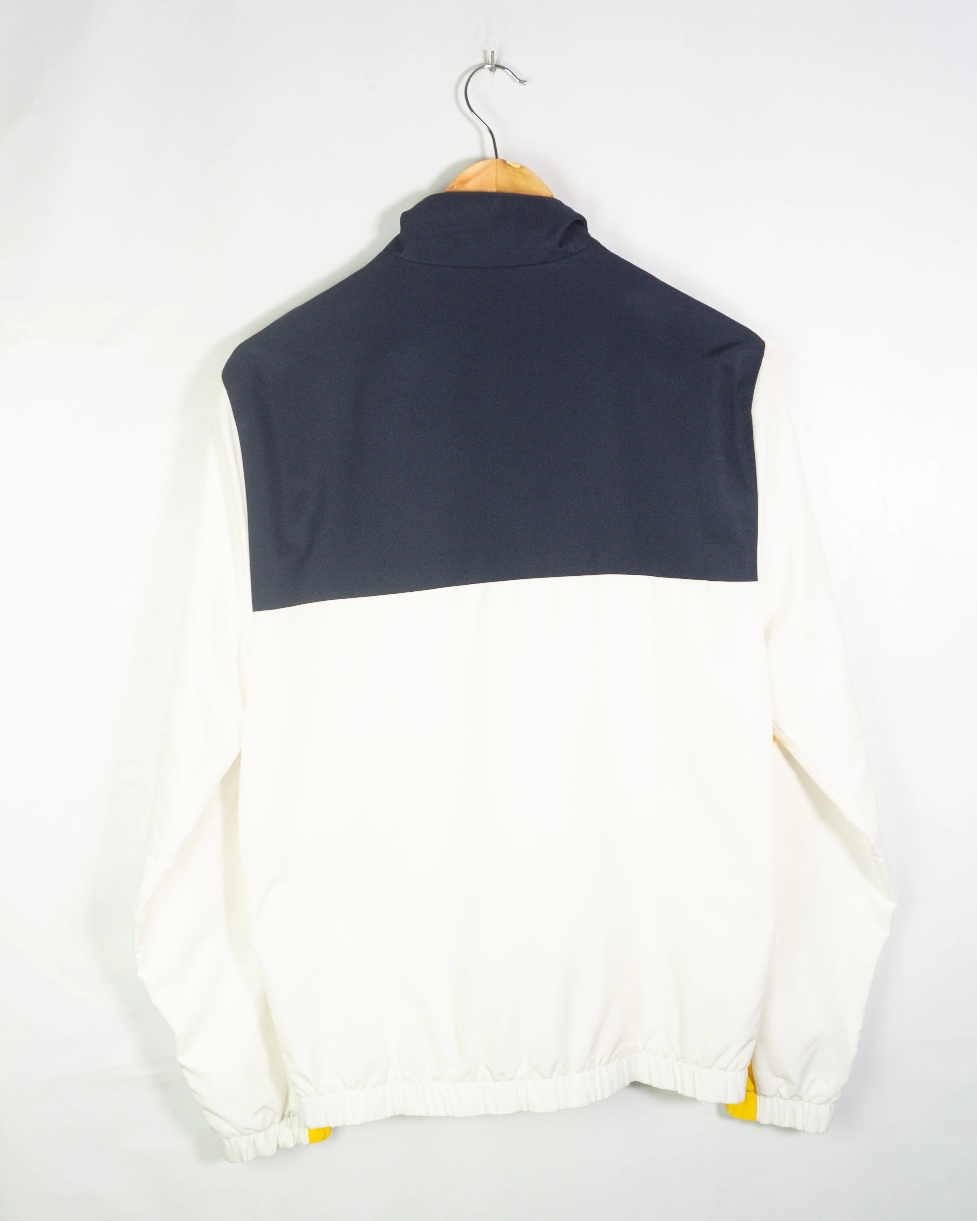 Chaqueta Lacoste Sport Azul Marino Amarilla — Talla M