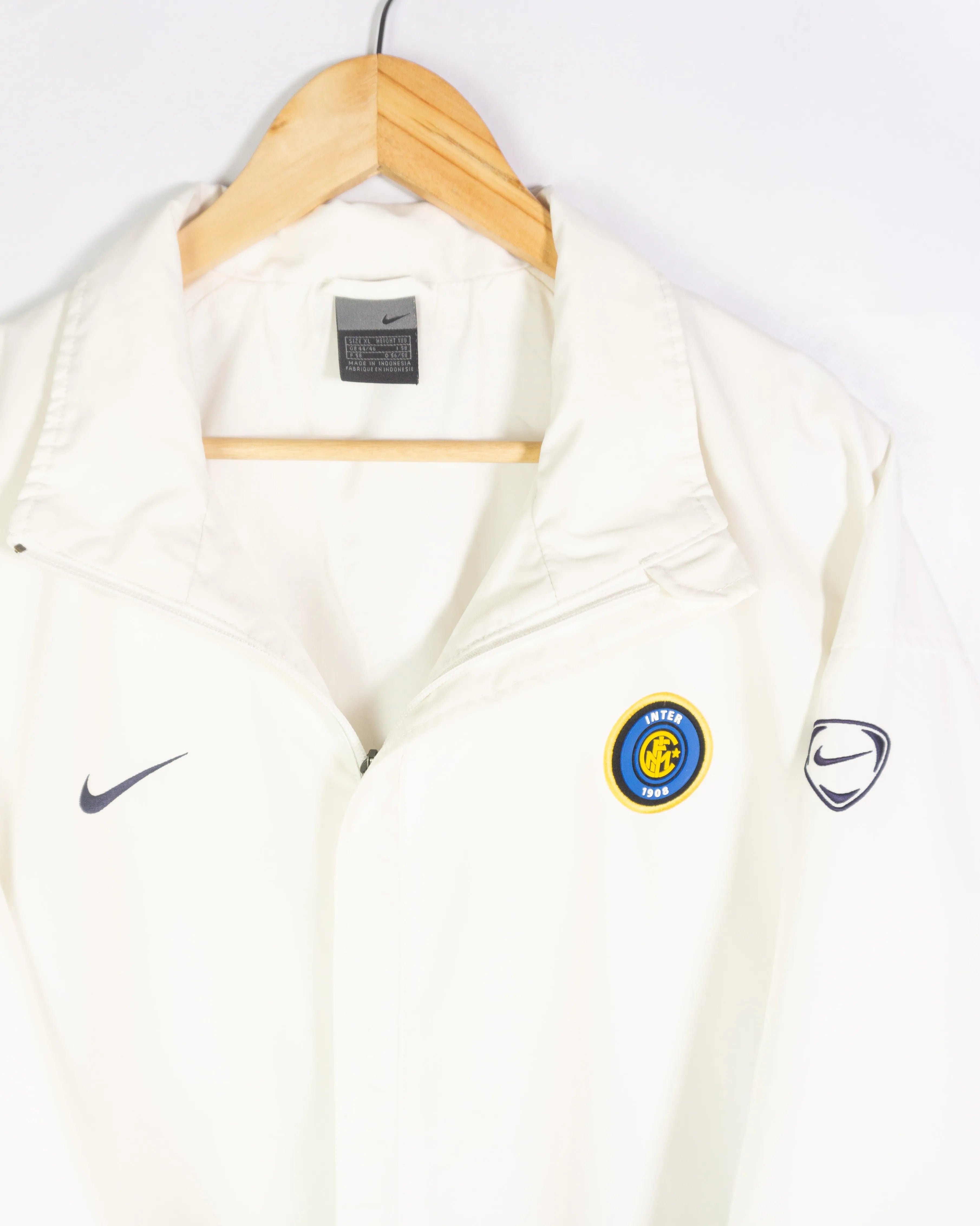 Chaqueta Nike Inter de Milán Blanca Vintage 00s — Talla L