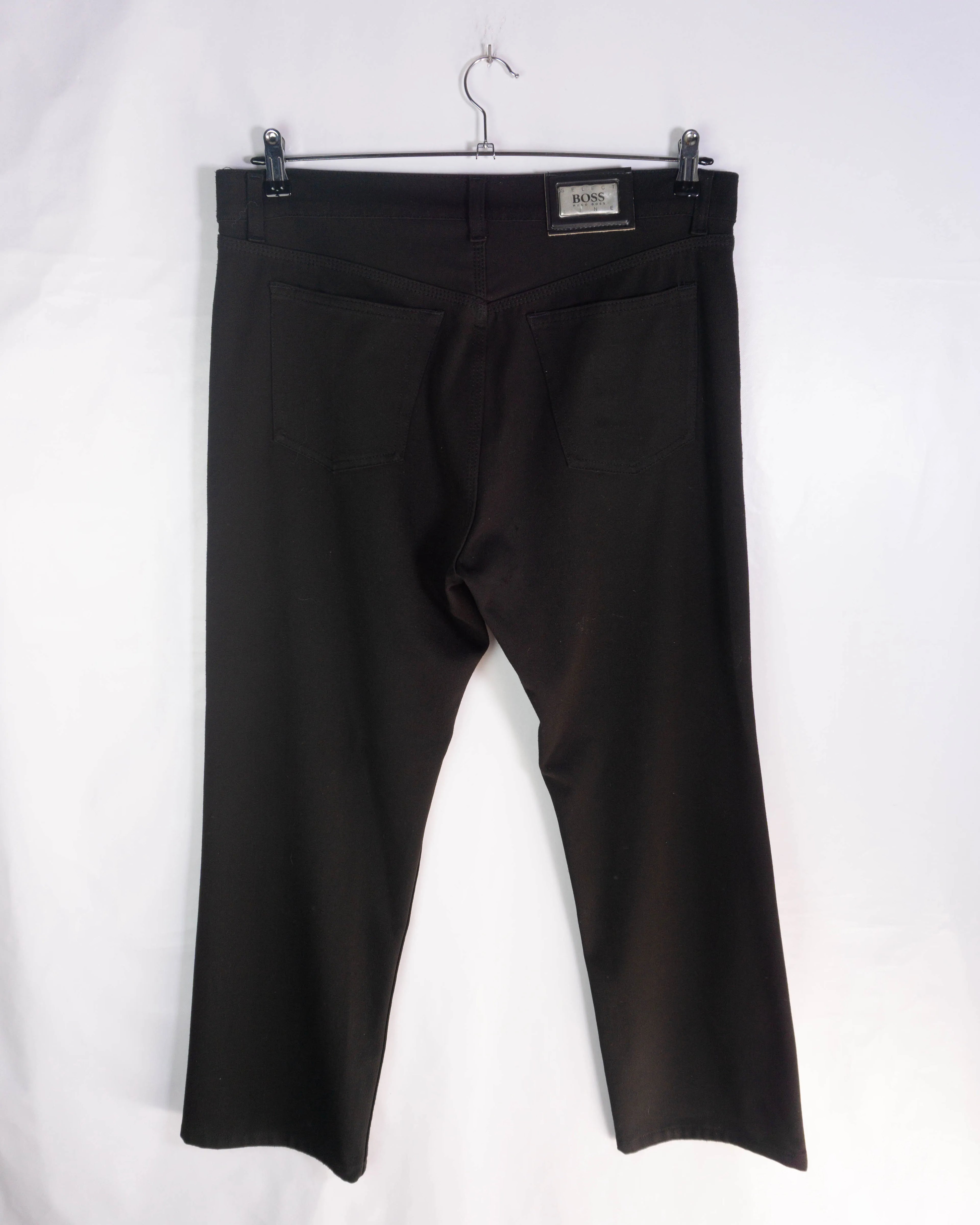 Pantalón Hugo Boss Select Line Negro Vintage 00s — Talla 36