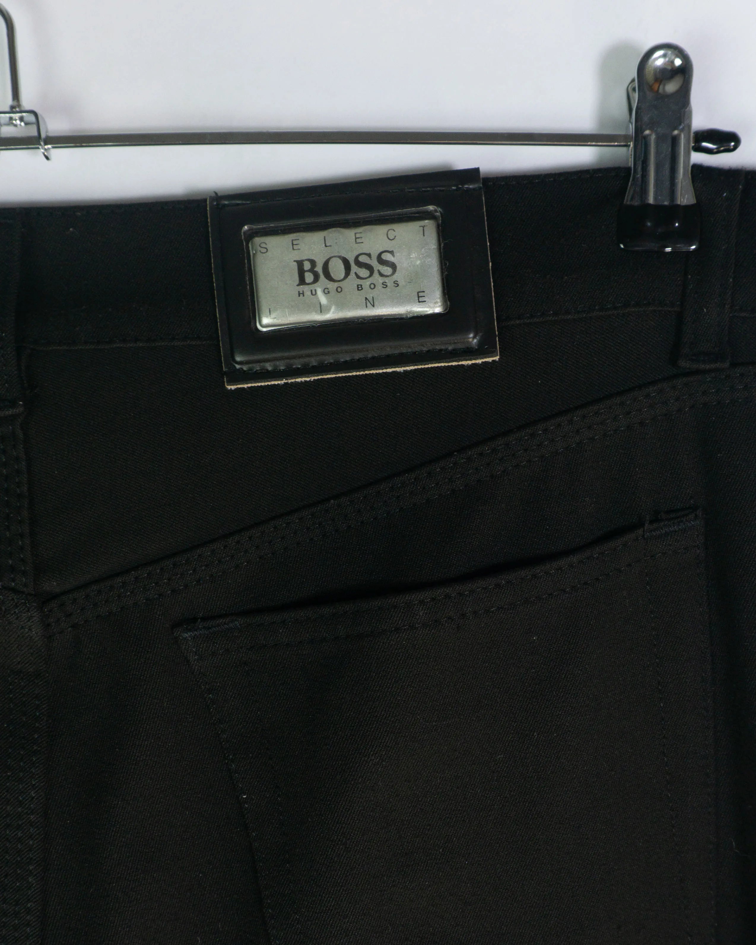 Pantalón Hugo Boss Select Line Negro Vintage 00s — Talla 36
