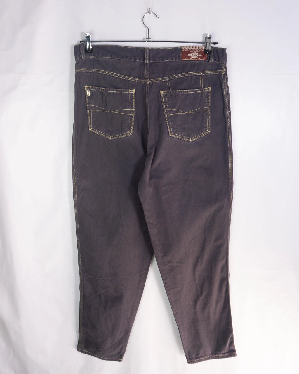 Pantalón Vintage 00s Costuras Contraste — Talla 48