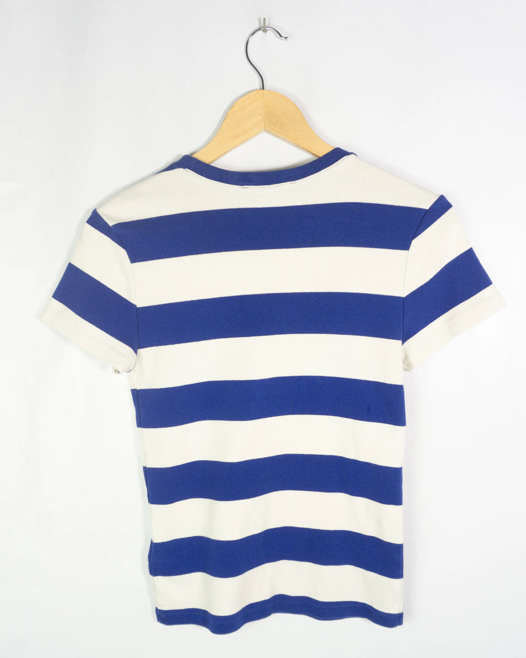 Camiseta Ralph Lauren Sport Rayas Azul Mujer — Talla L