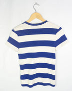 Camiseta Ralph Lauren Sport Rayas Azul Mujer — Talla L