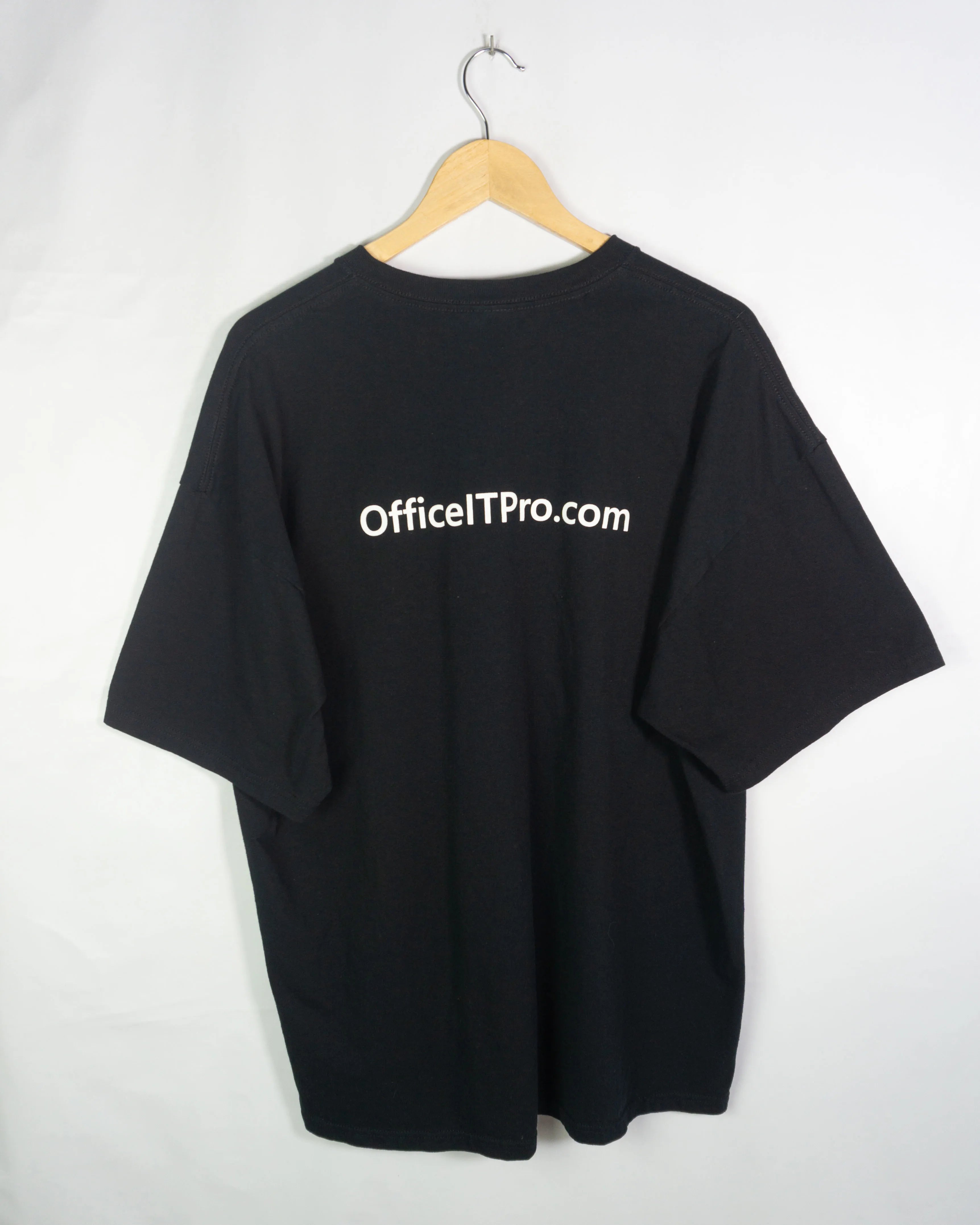 Camiseta Microsoft Office 2010 Negra Corporativa — Talla 2XL