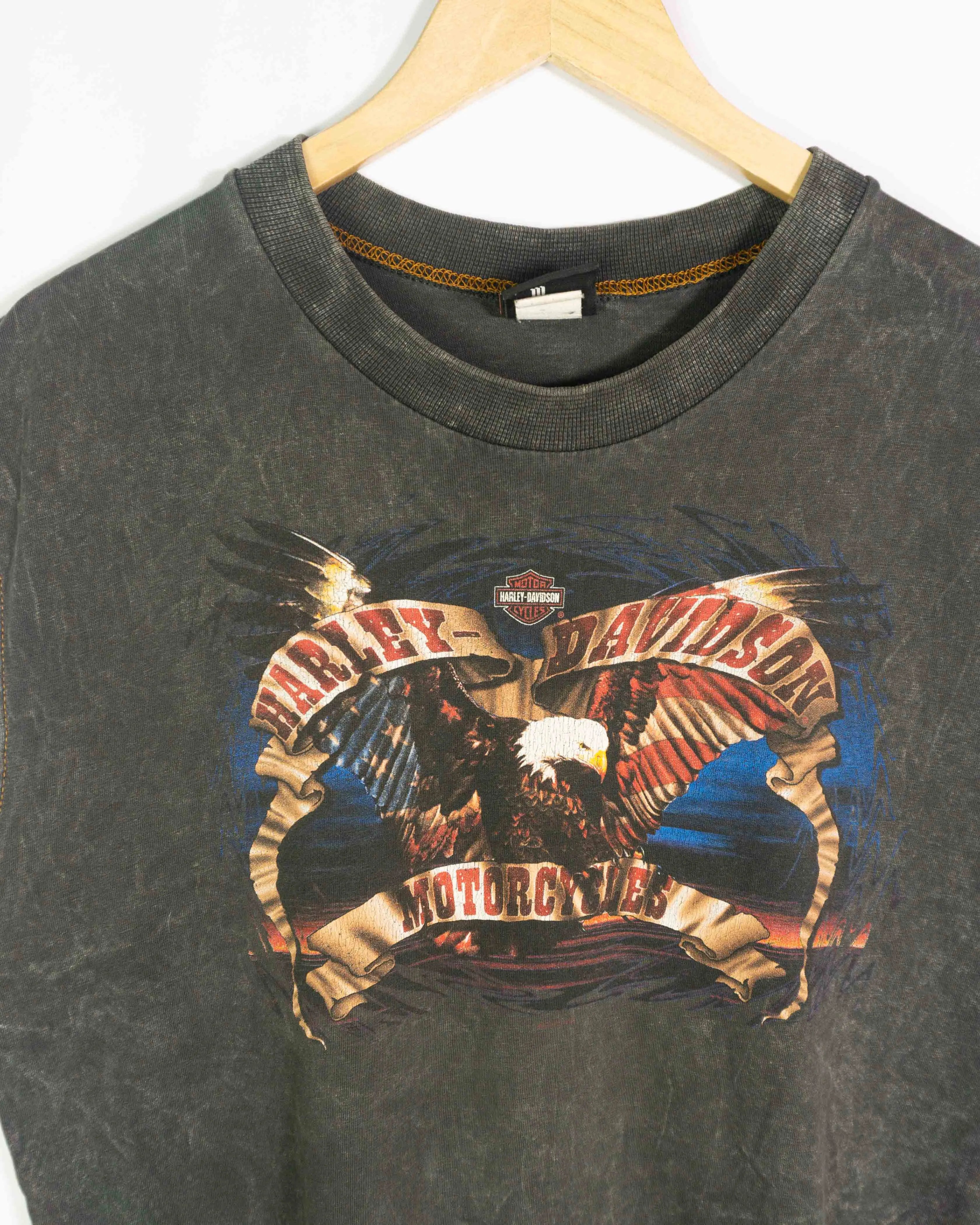 Camiseta Sin Mangas Harley-Davidson Águila Vintage 90s — Talla L
