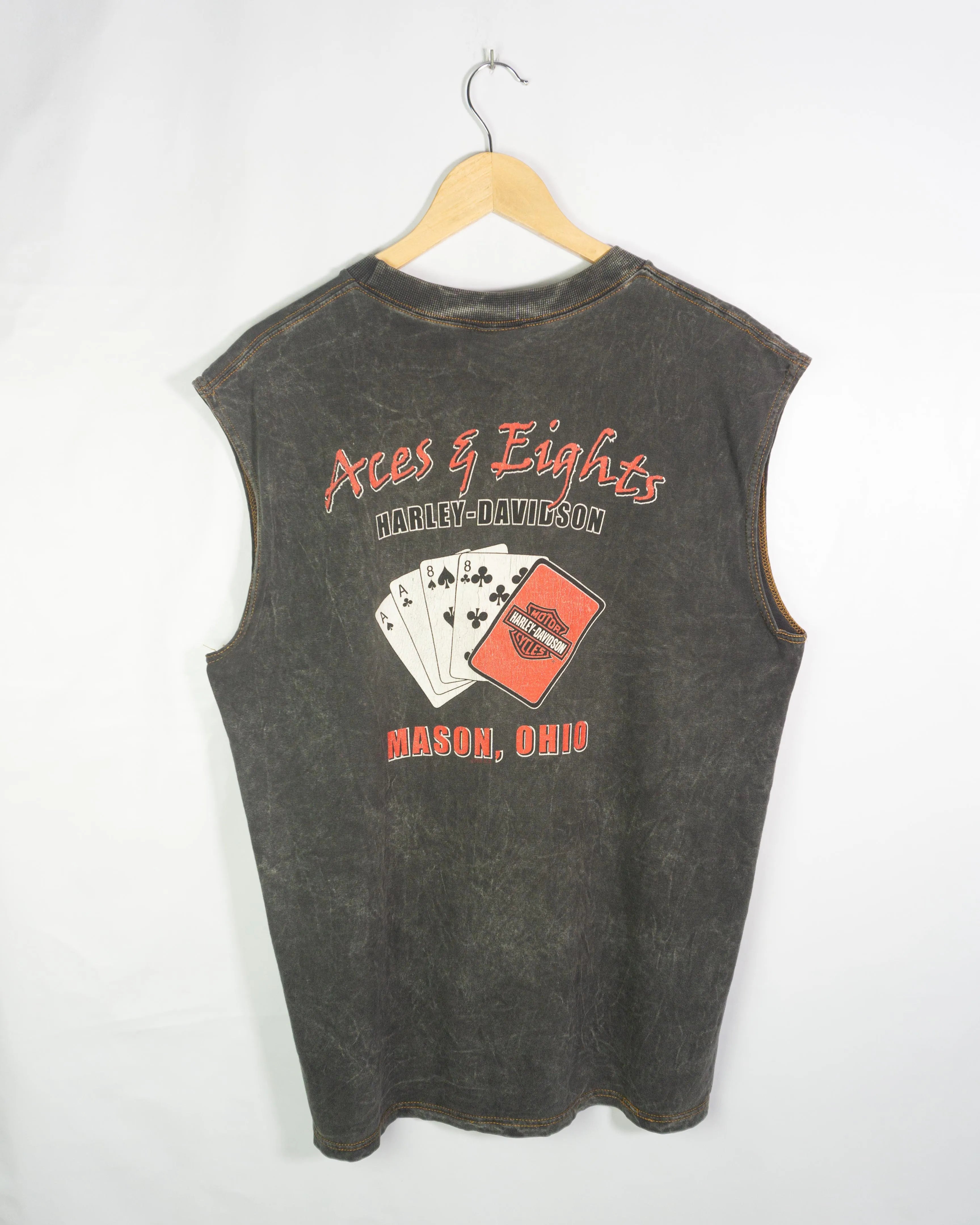 Camiseta Sin Mangas Harley-Davidson Águila Vintage 90s — Talla L