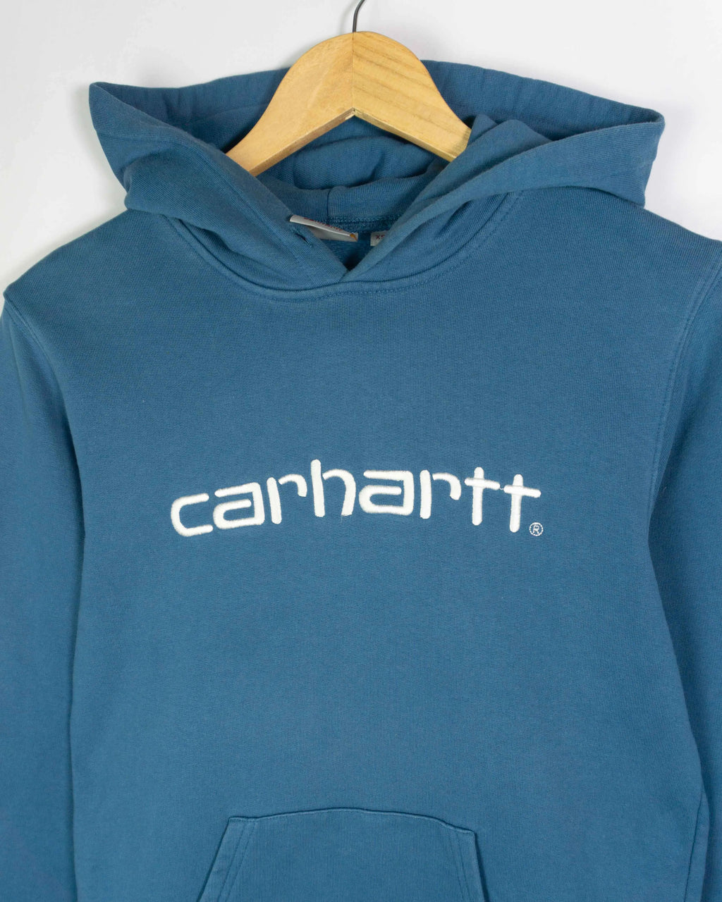 Sudadera Carhartt Logo Bordado Azul  — Talla XS