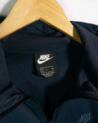 Sudadera Nike Taped Swoosh Azul Marino Cremallera — Talla M