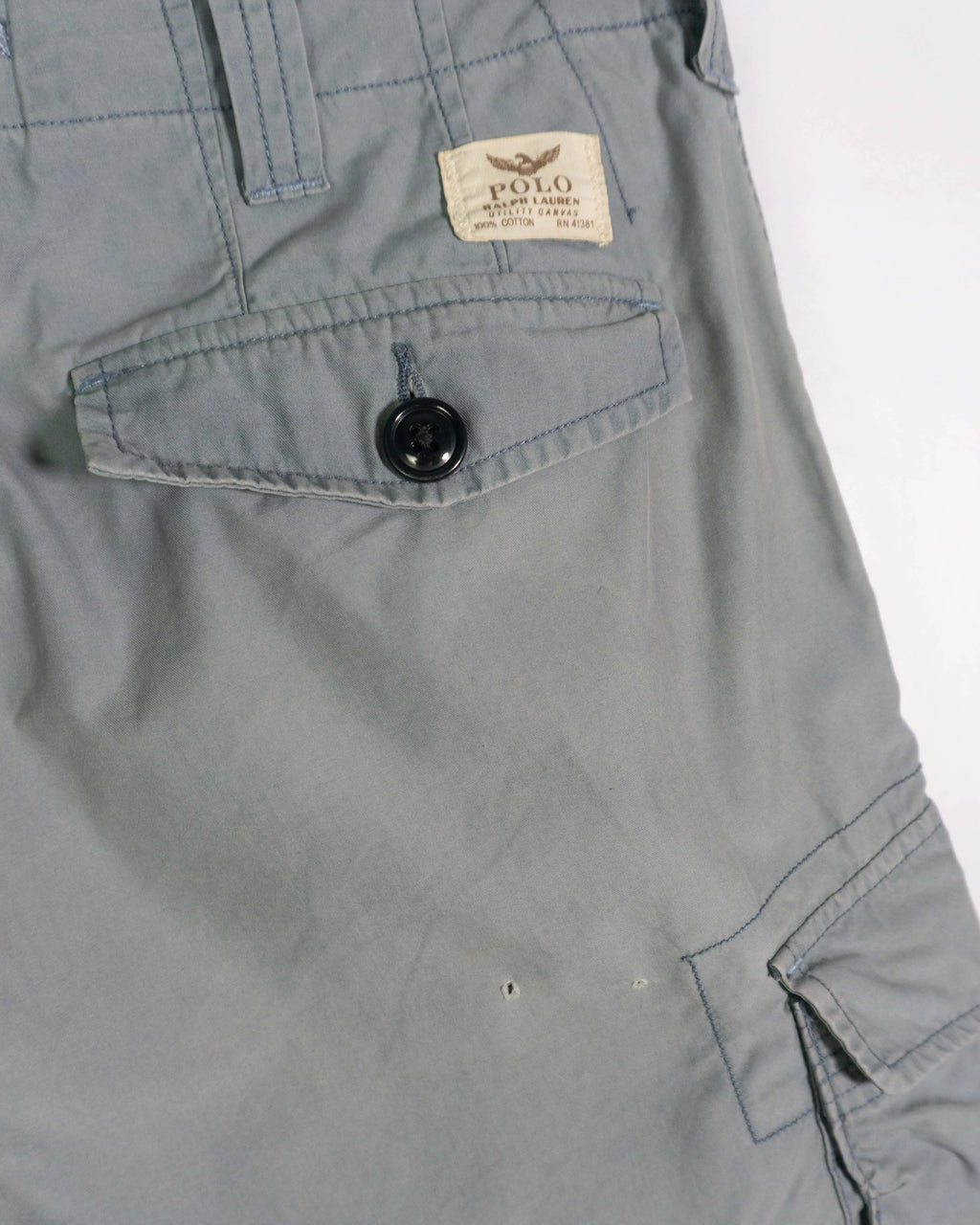 Pantalón Corto Cargo Polo Ralph Lauren Gris — Talla M