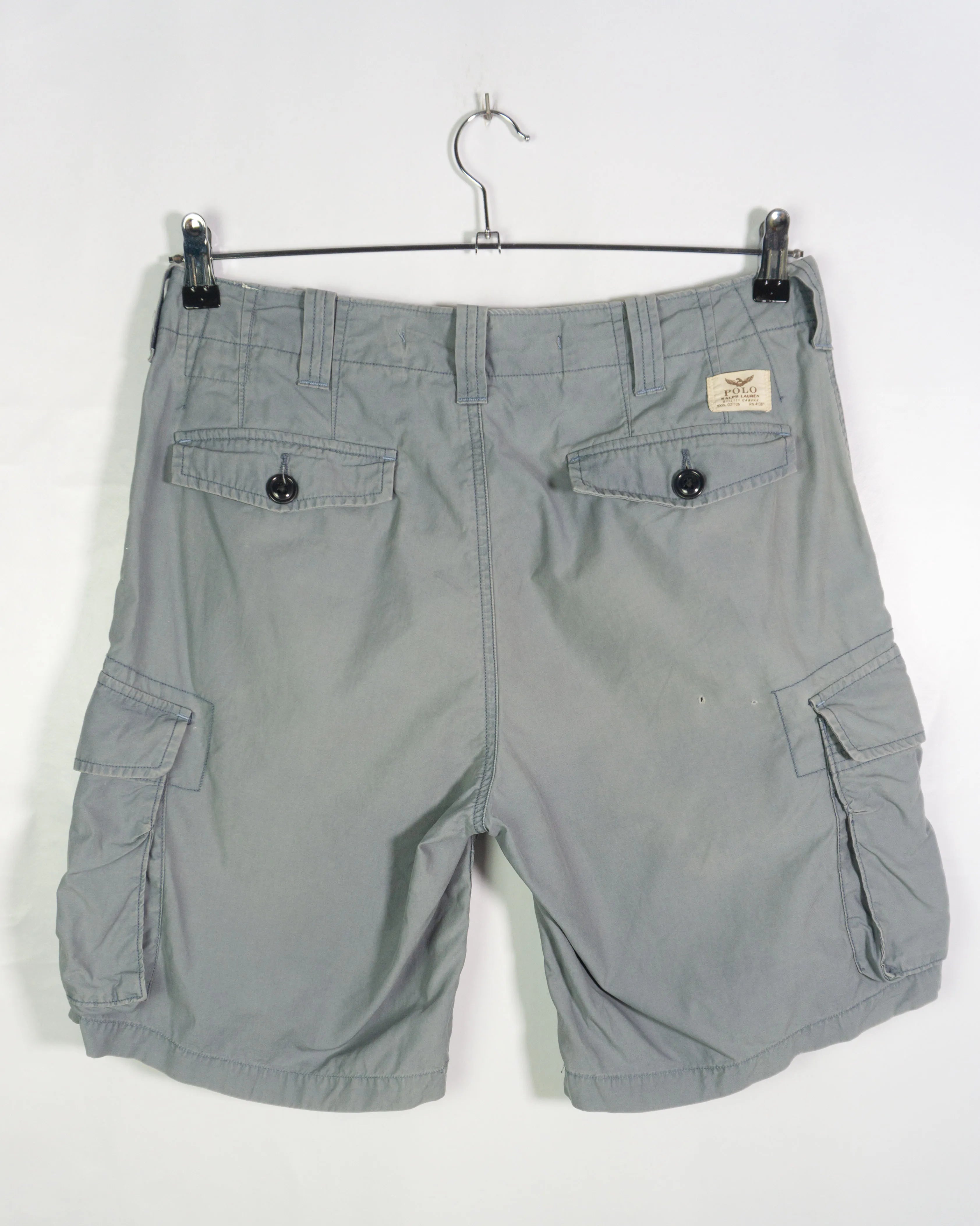 Pantalón Corto Cargo Polo Ralph Lauren Gris — Talla M