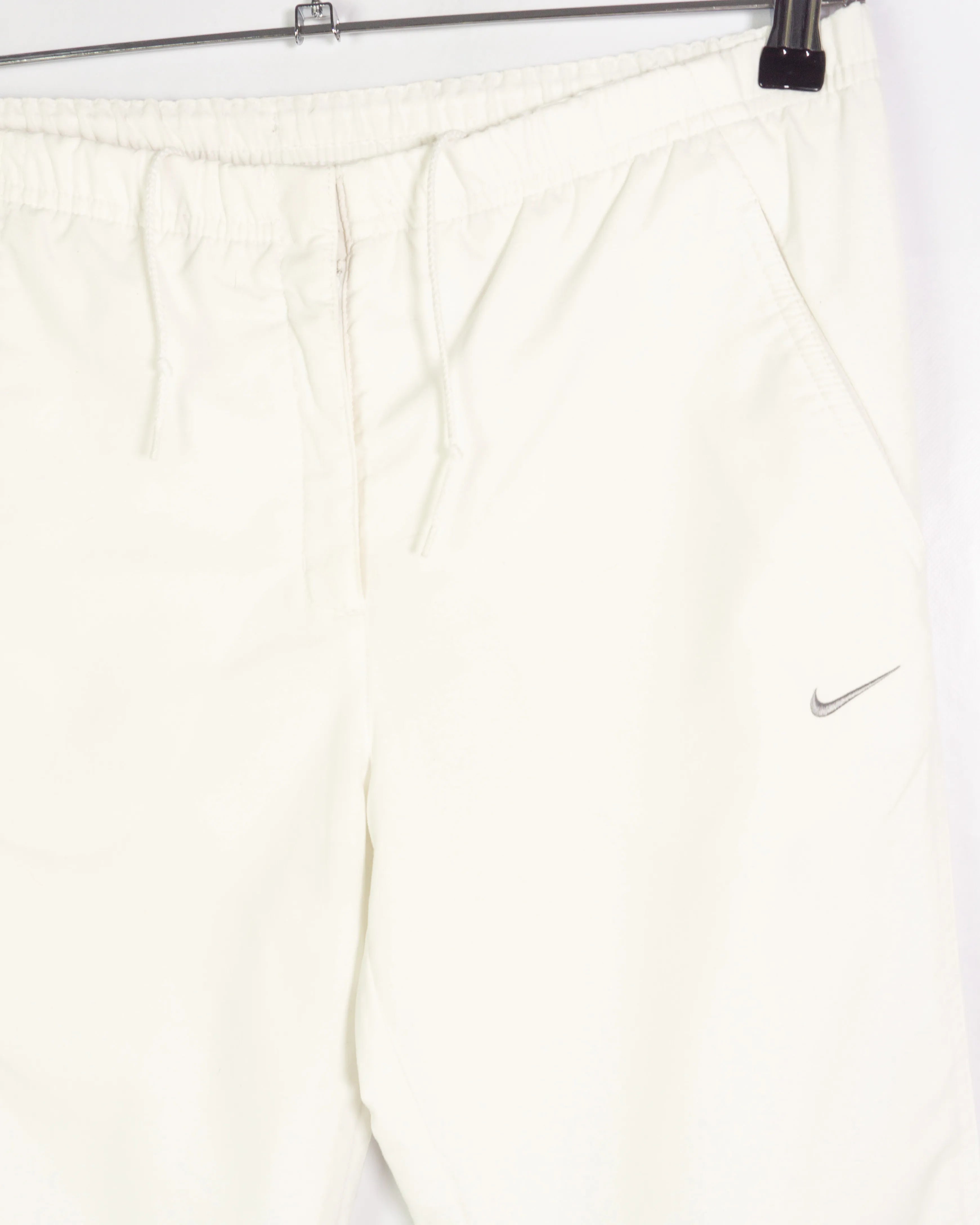 Pantalón Capri Nike Blanco Vintage 00s — Talla M