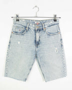 Shorts Denim Tommy Jeans Distressed Azul — Talla S