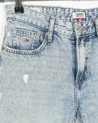 Shorts Denim Tommy Jeans Distressed Azul — Talla S