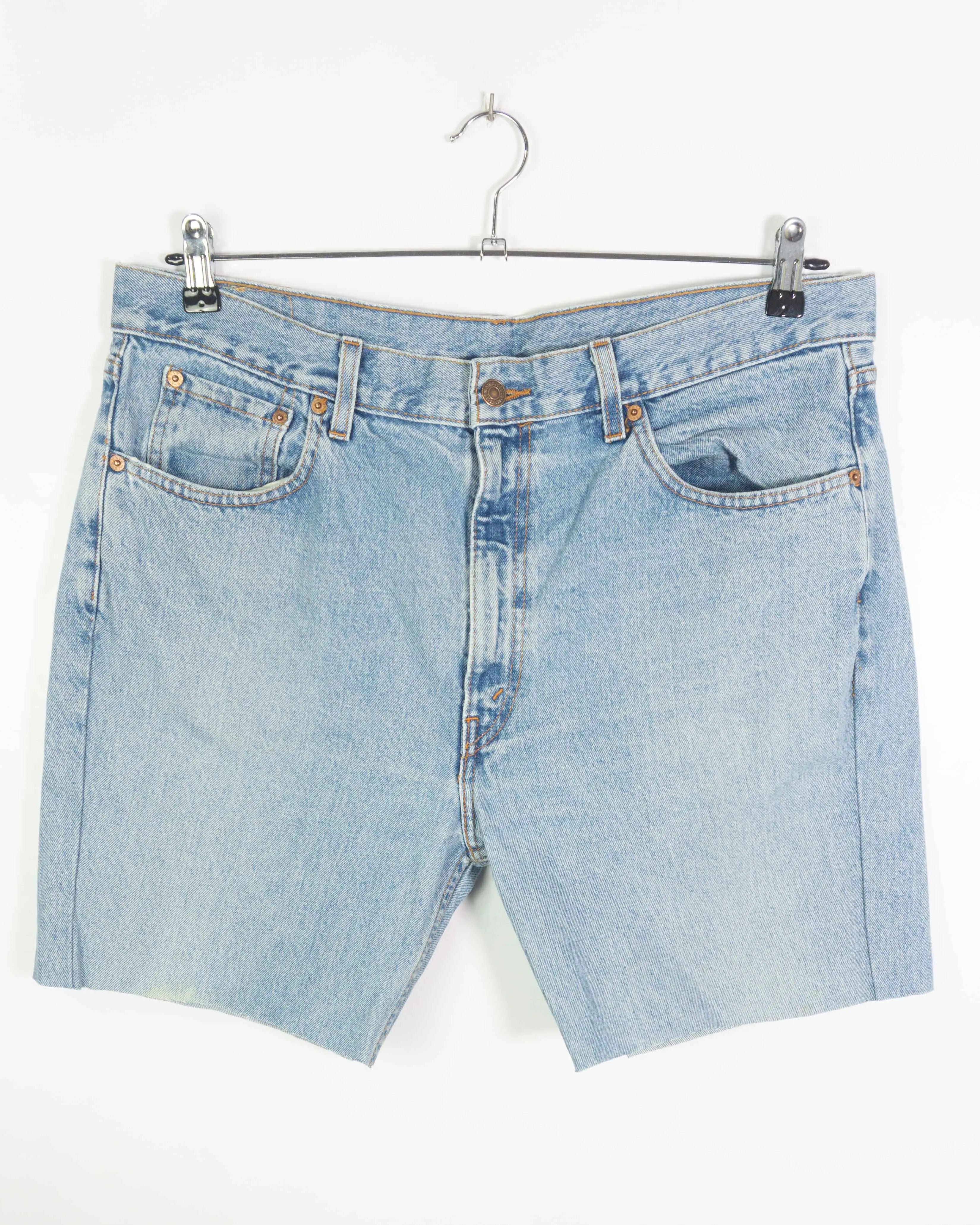 Shorts Denim Levi's 511 Azul Claro Vintage 90s — Talla W38
