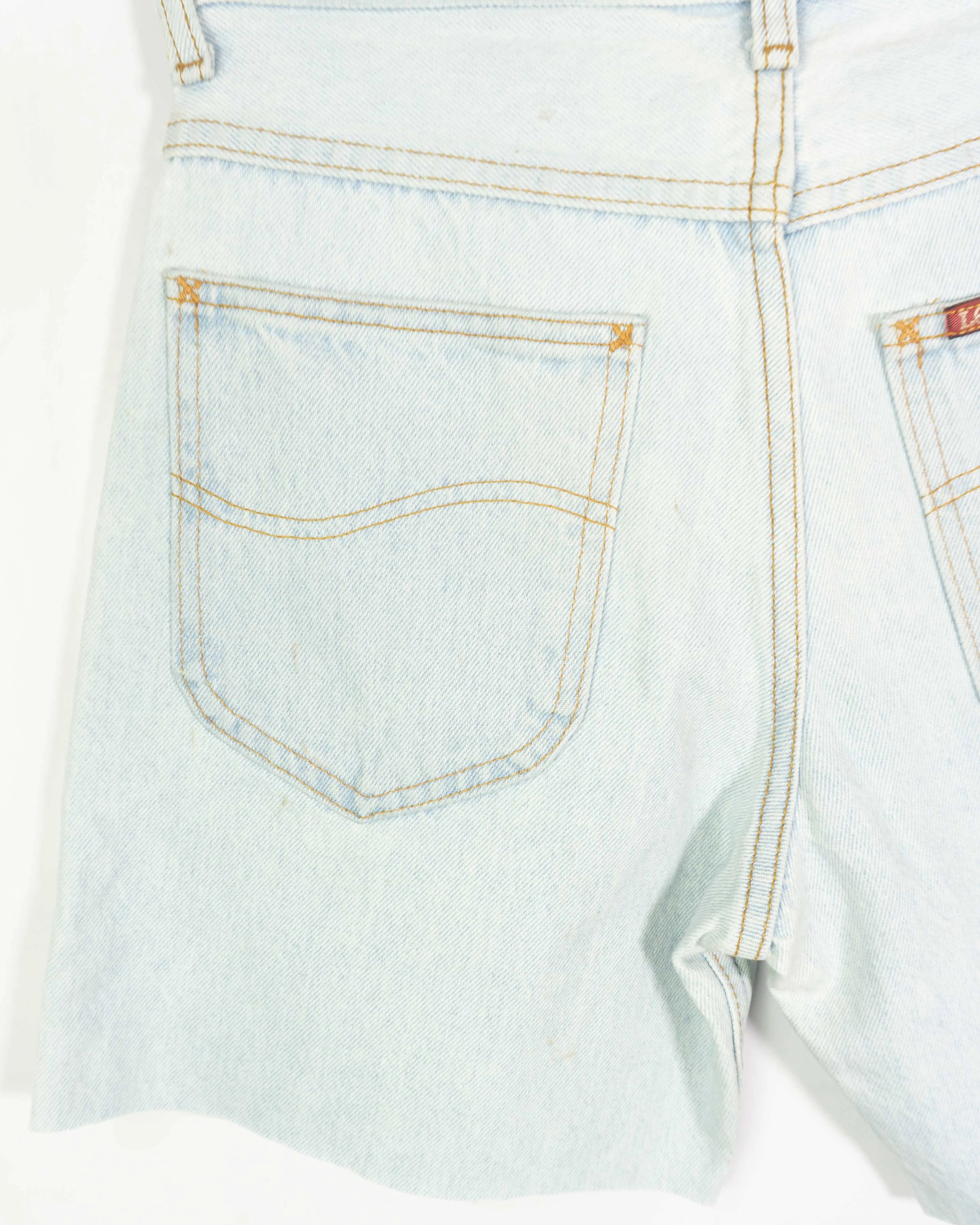 Shorts Denim Lee Rough Riders Gold Star Vintage 90s Mujer — Talla S