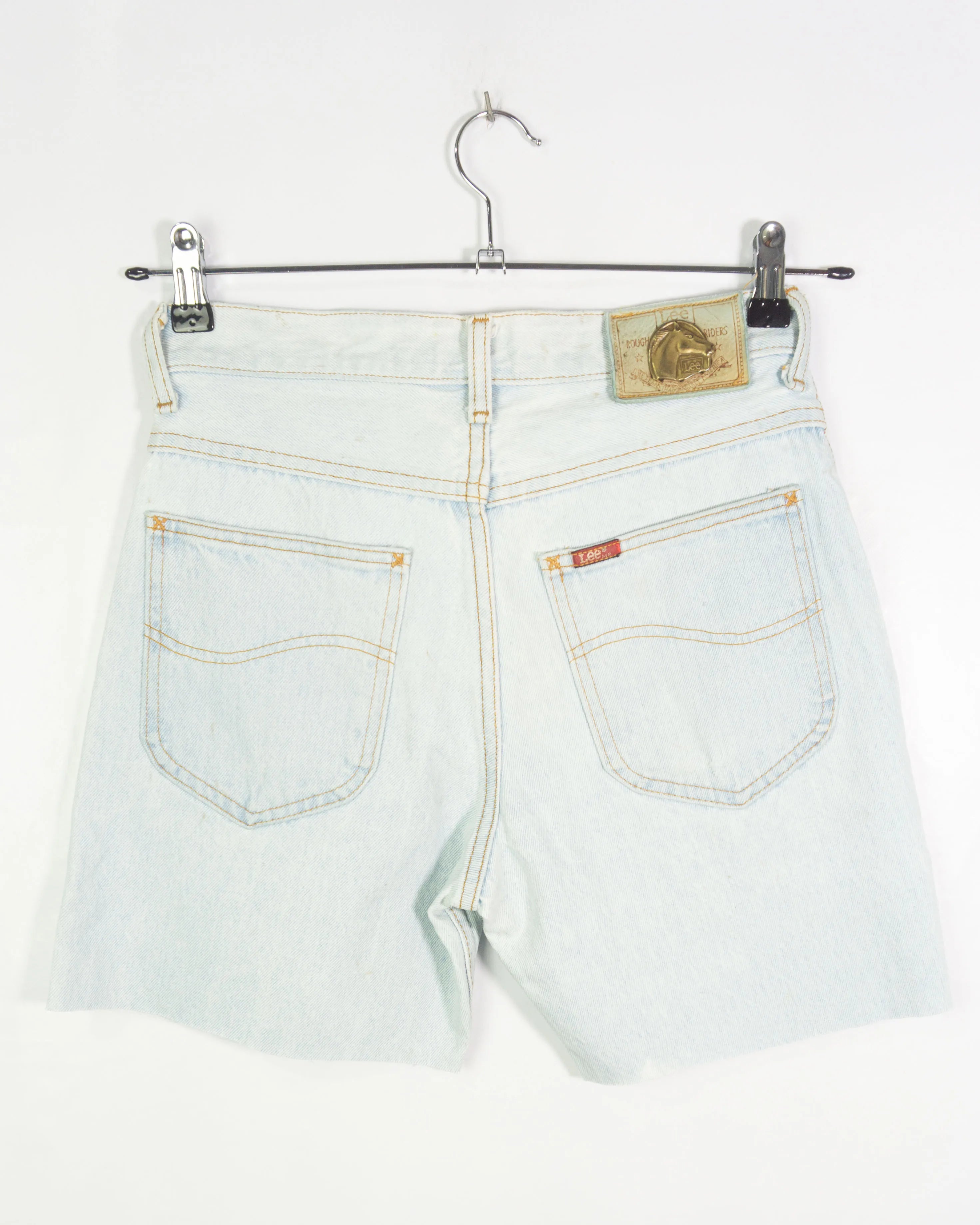 Shorts Denim Lee Rough Riders Gold Star Vintage 90s Mujer — Talla S