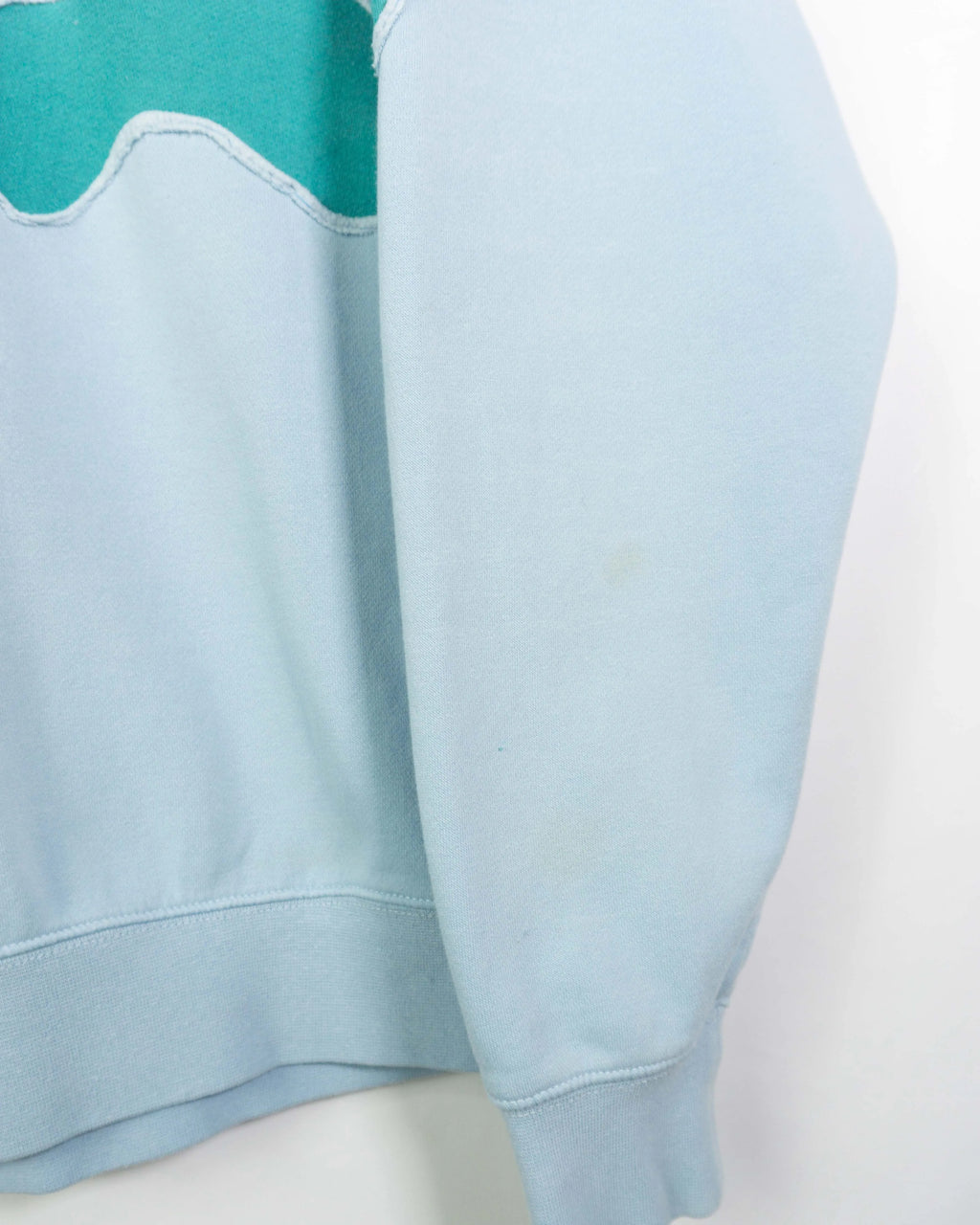 Sudadera Nike Rework Azul Manchas Turquesa — Talla M