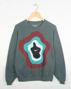 Sudadera Nike Rework Gris Swoosh Orgánico — Talla M