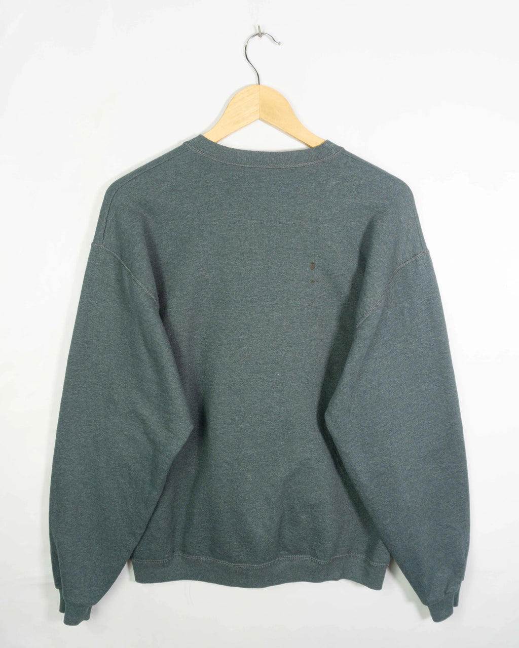 Sudadera Nike Rework Gris Swoosh Orgánico — Talla M