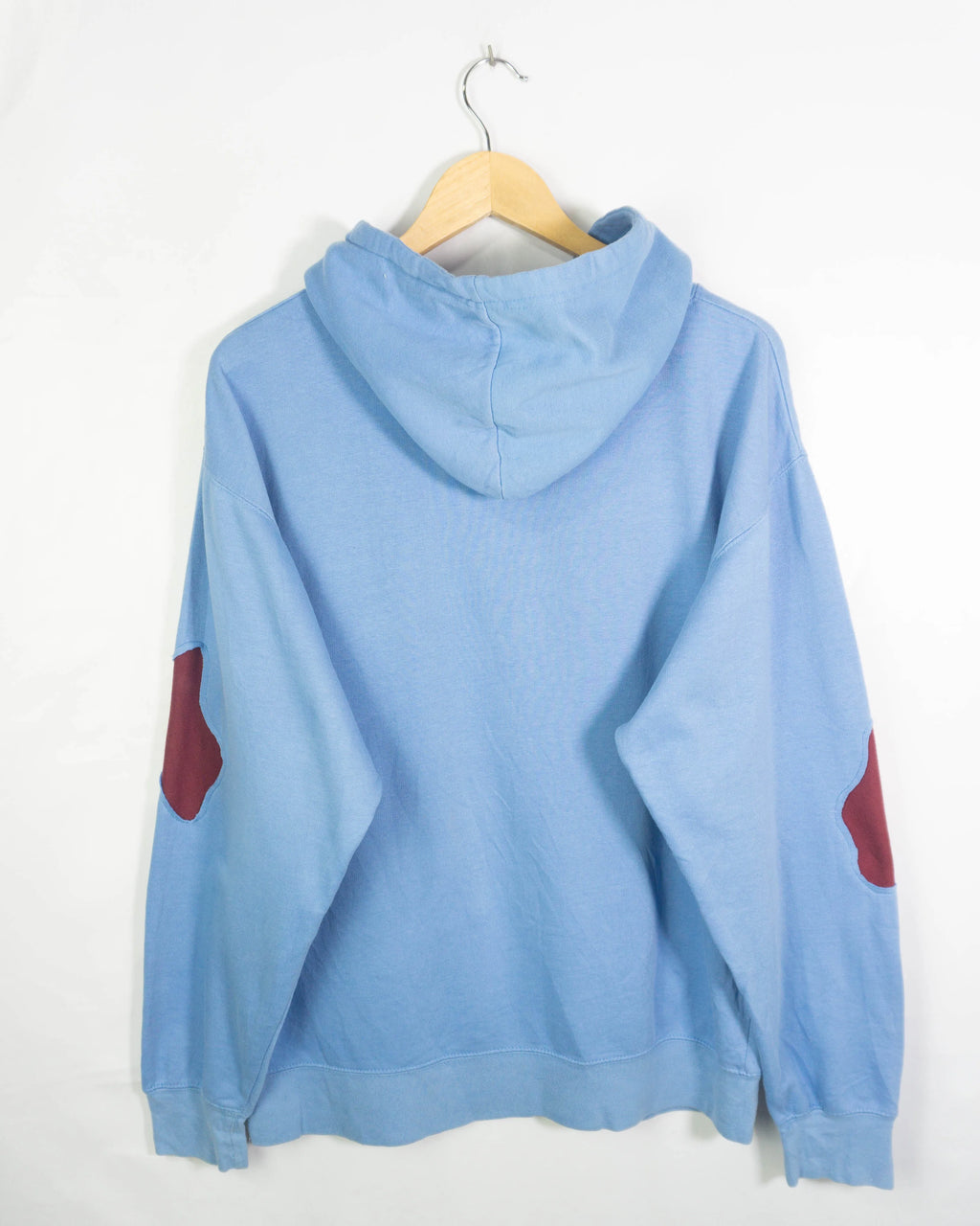 Sudadera Guess New Hampshire Rework Azul Burdeos — Talla L