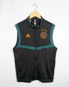 Chaleco Rework Adidas Ajax Amsterdam Negro Verde — Talla M