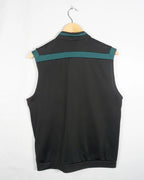 Chaleco Rework Adidas Ajax Amsterdam Negro Verde — Talla M