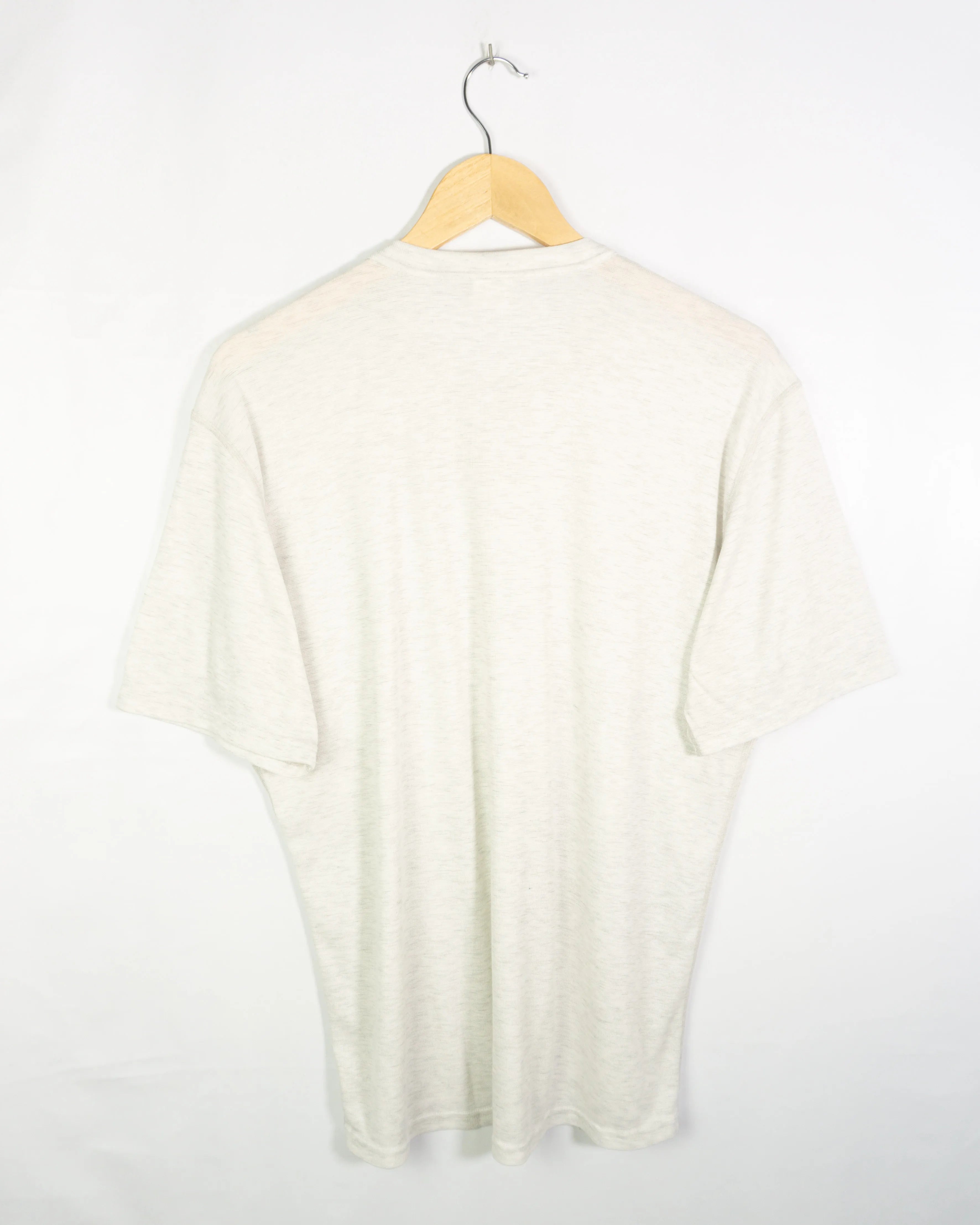 Camiseta Patagonia Capilene Crema Vintage 90s — Talla XL