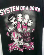 Camiseta System of a Down Vintage 00s Negra — Talla XL