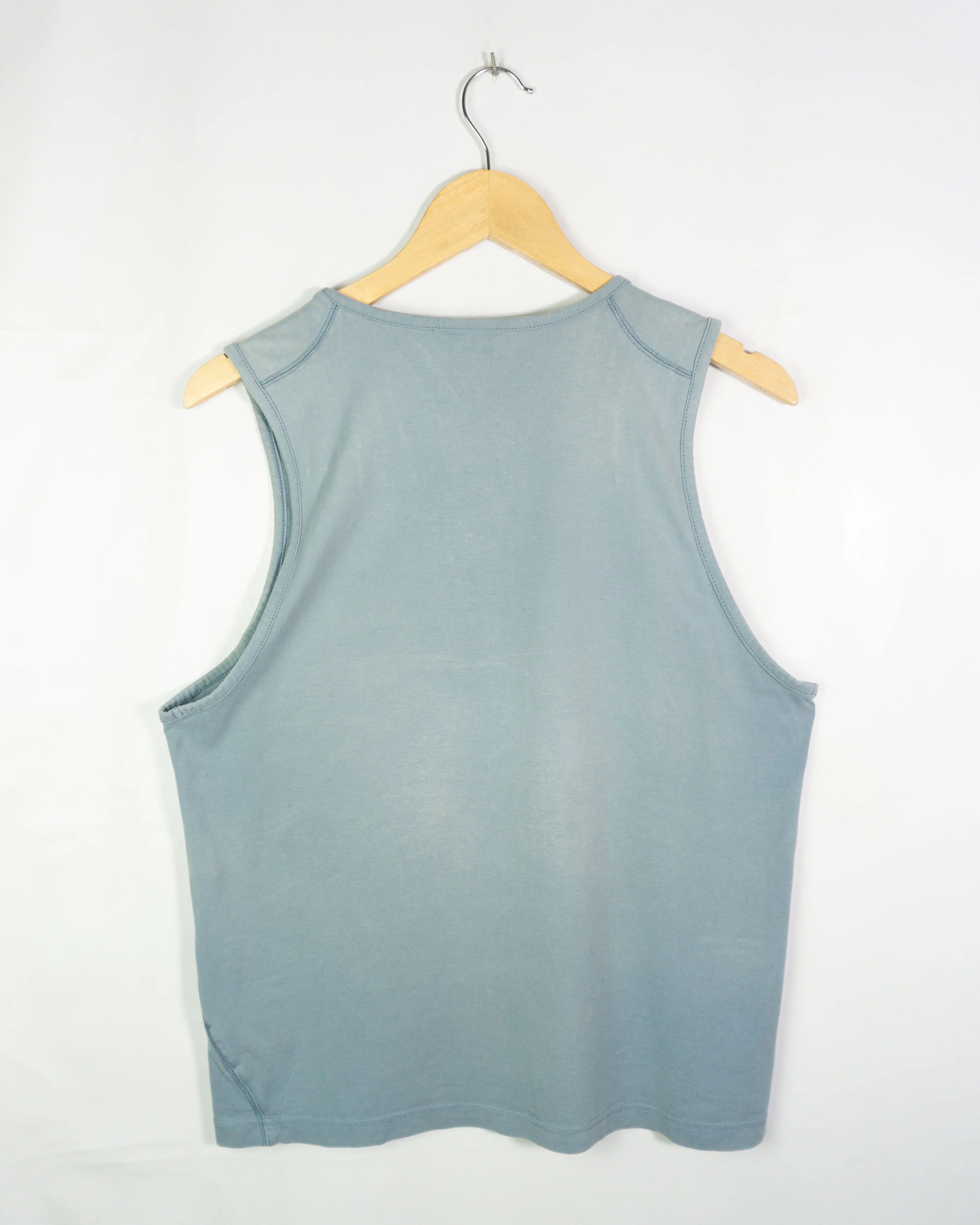 Camiseta Sin Mangas Nike Swoosh Vintage 00s Azul sun-fade — Talla L
