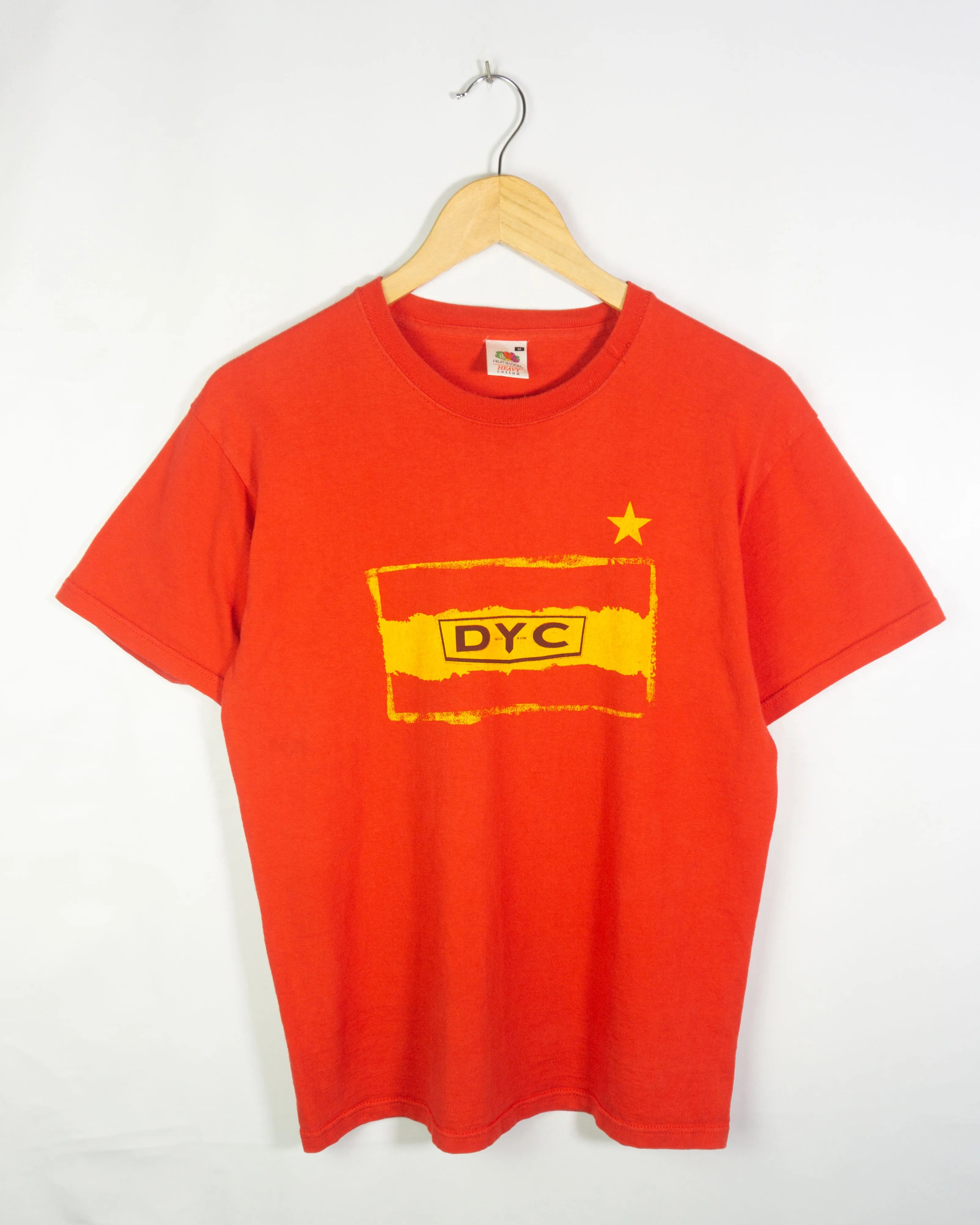 Camiseta Promo DYC Whisky Vintage 00s Roja — Talla M
