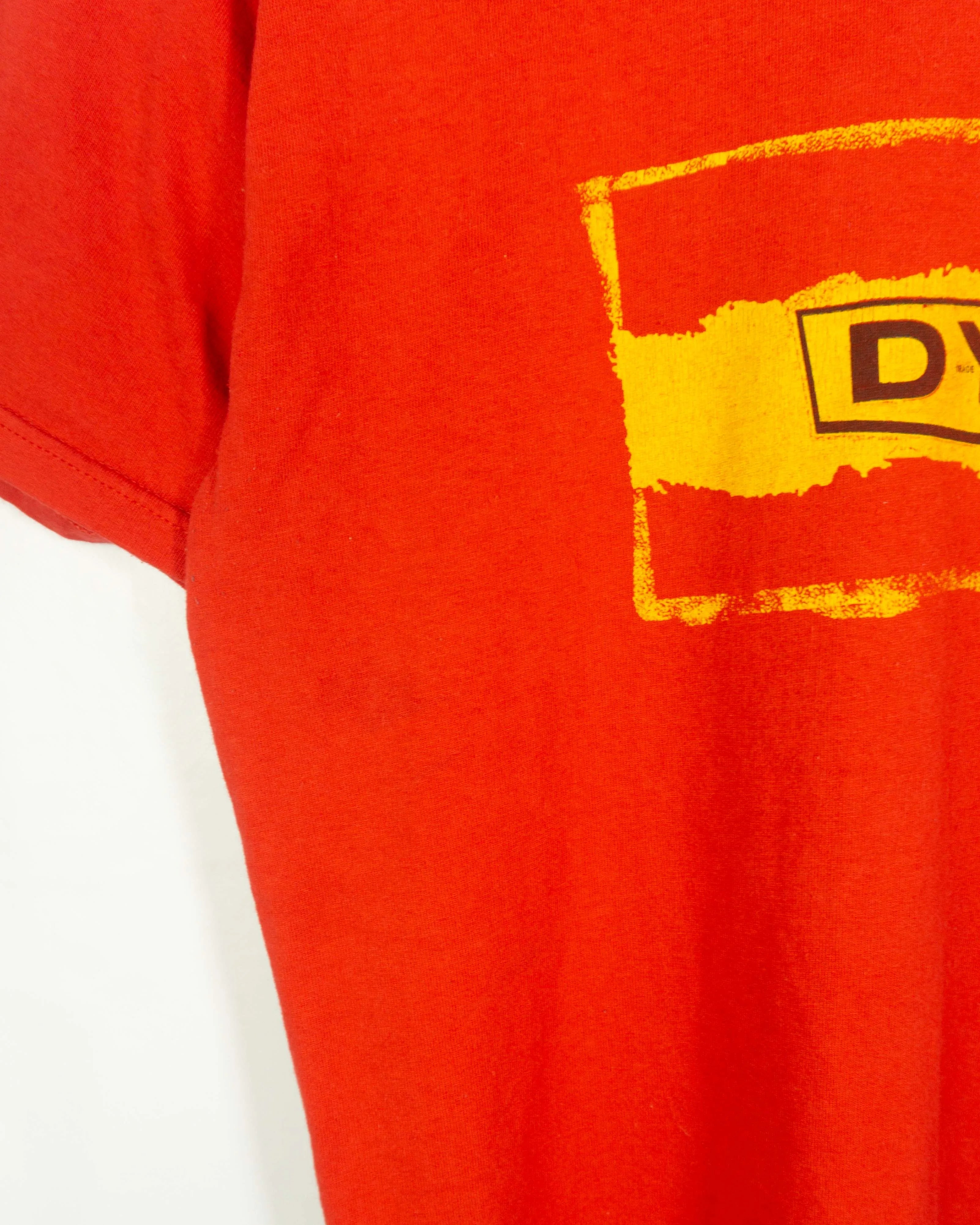 Camiseta Promo DYC Whisky Vintage 00s Roja — Talla M