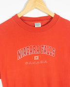 Camiseta Souvenir Niagara Falls Vintage 00s Roja — Talla M