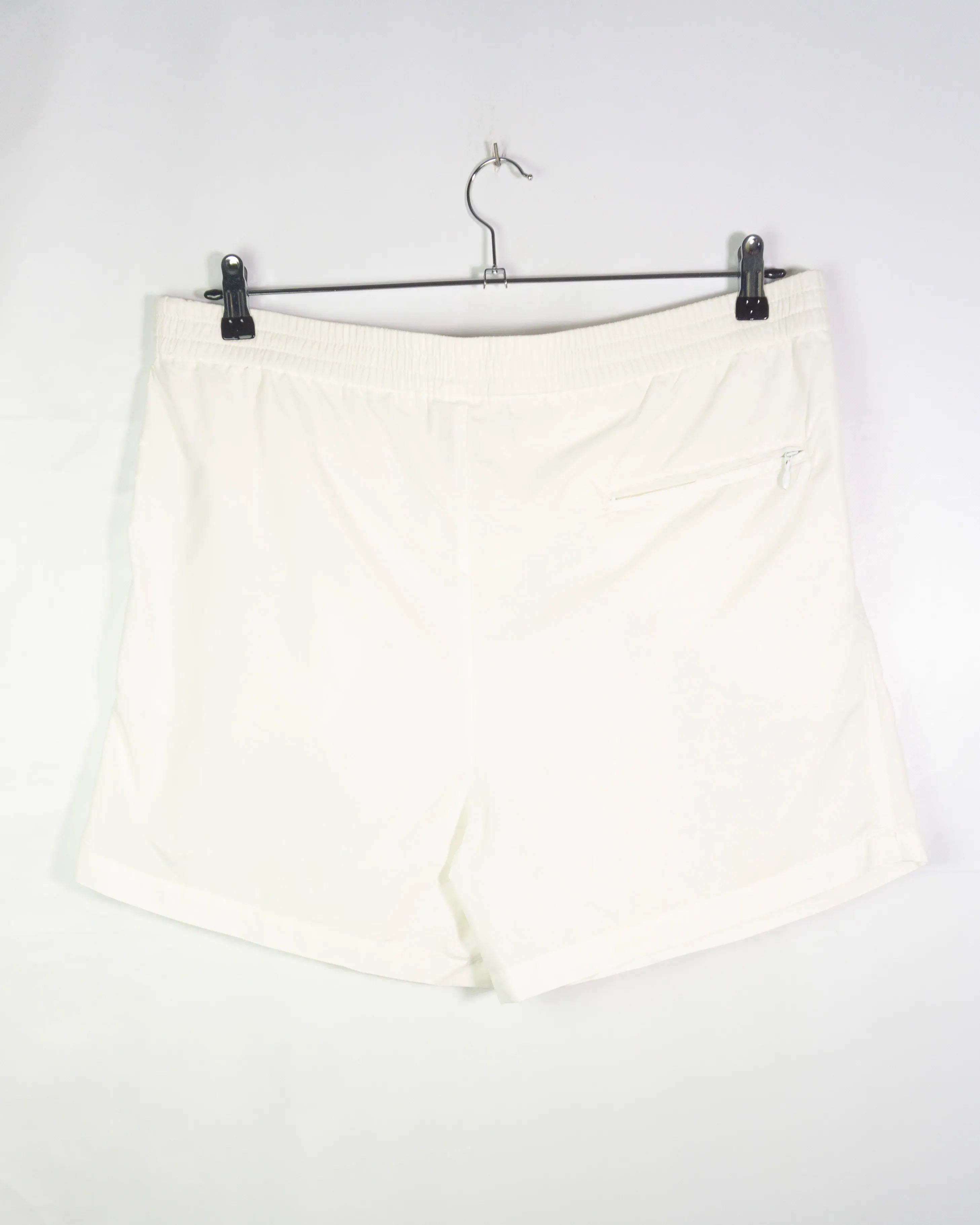Pantalón Corto Nike Tenis Vintage 90s Blanco — Talla XL