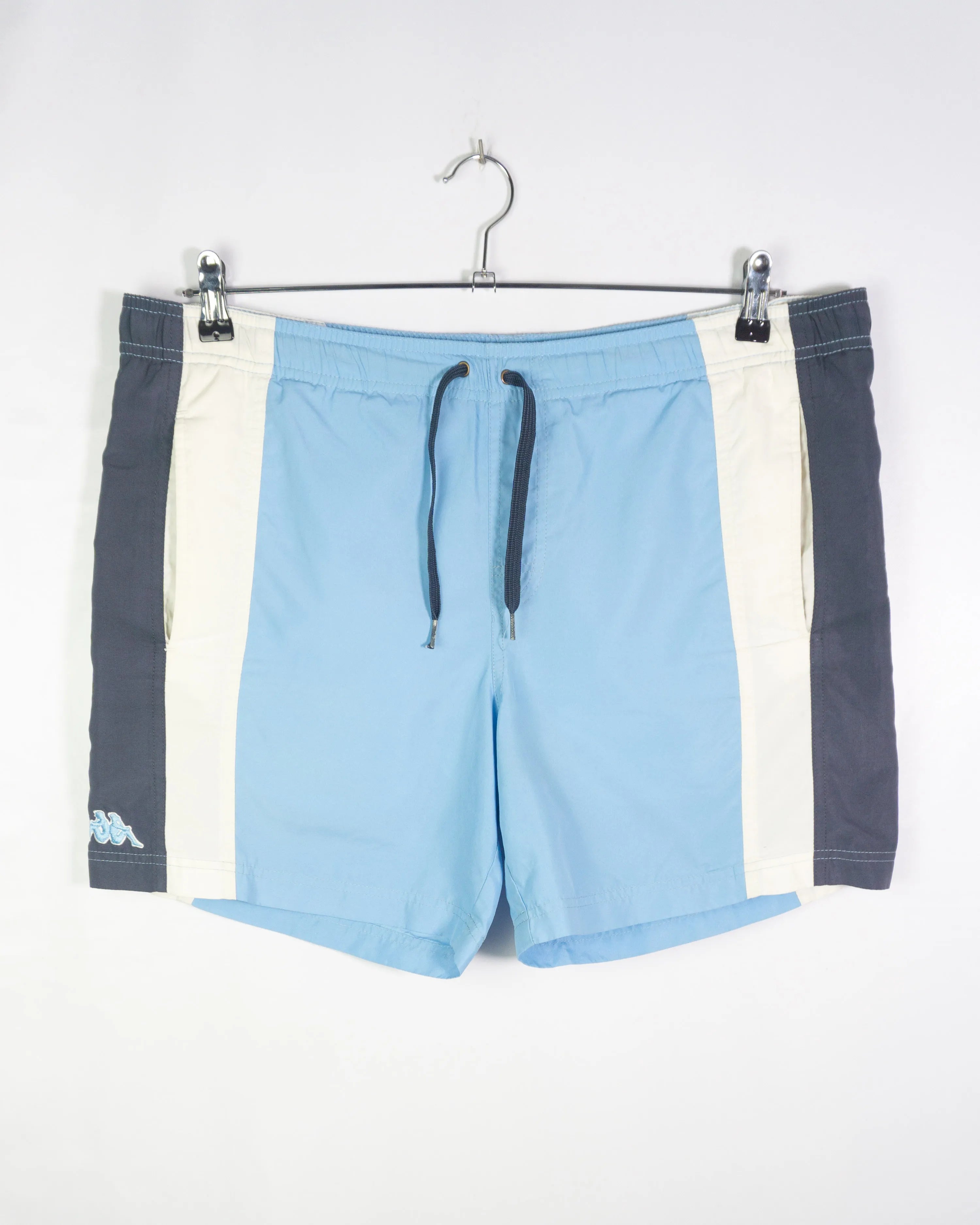 Bermuda Kappa Color Block Vintage 00s Azul — Talla L