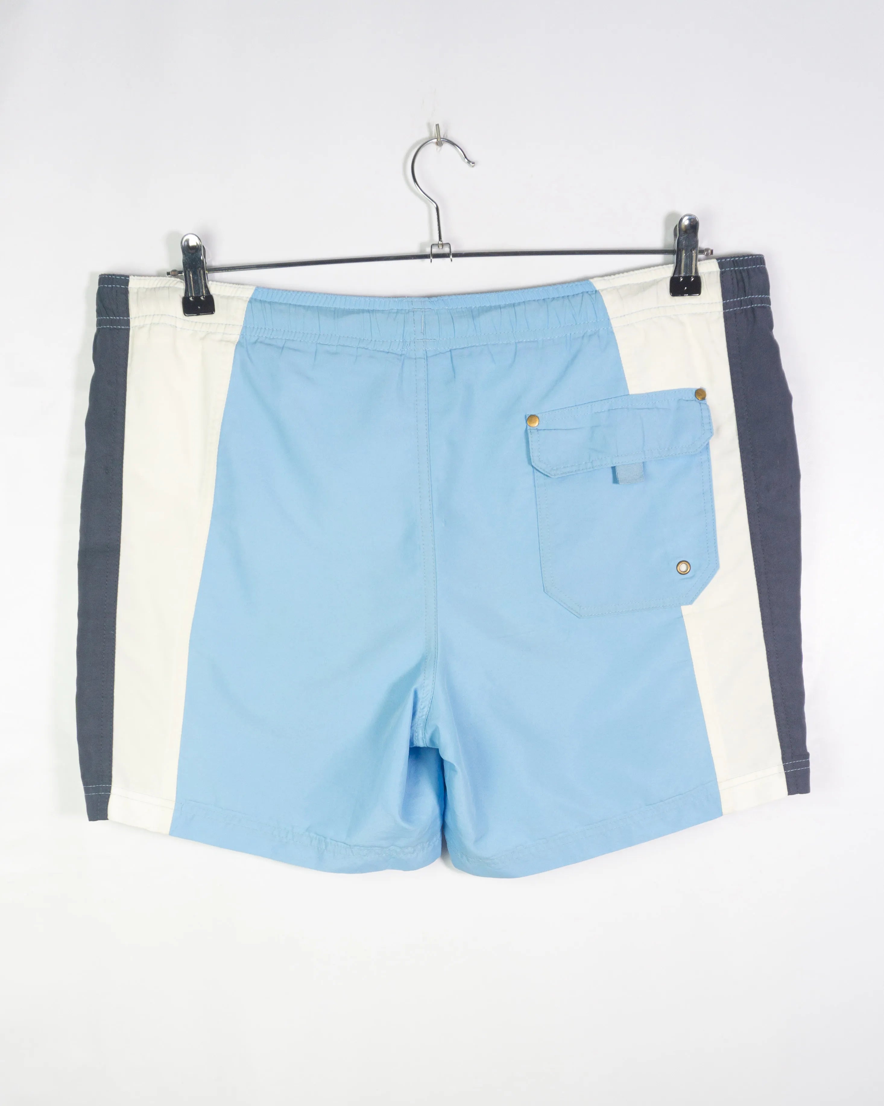 Bermuda Kappa Color Block Vintage 00s Azul — Talla L