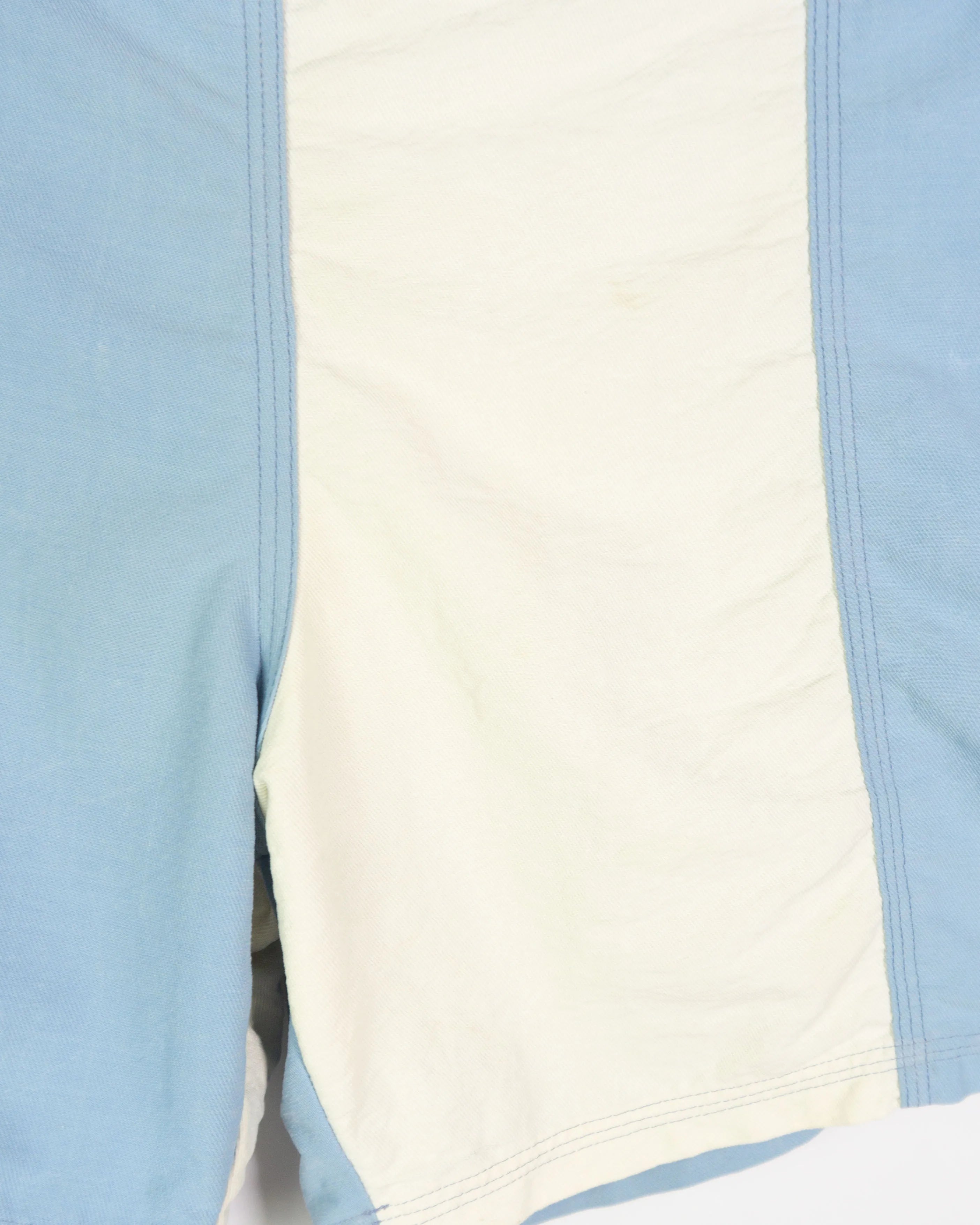 Bermuda Lacoste Club Color Block Vintage Azul — Talla XL