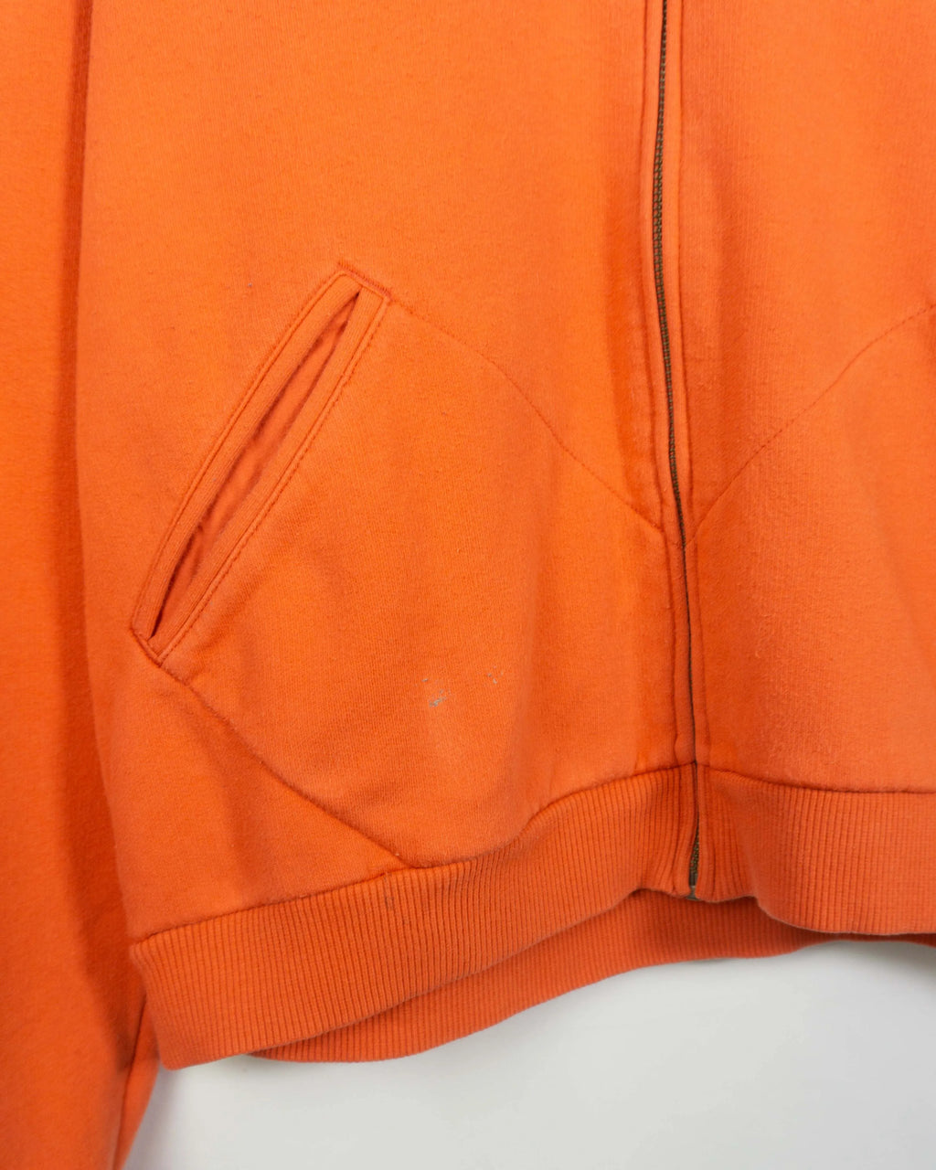 Sudadera Nike Zip Capucha Vintage 00s Naranja Mujer — M