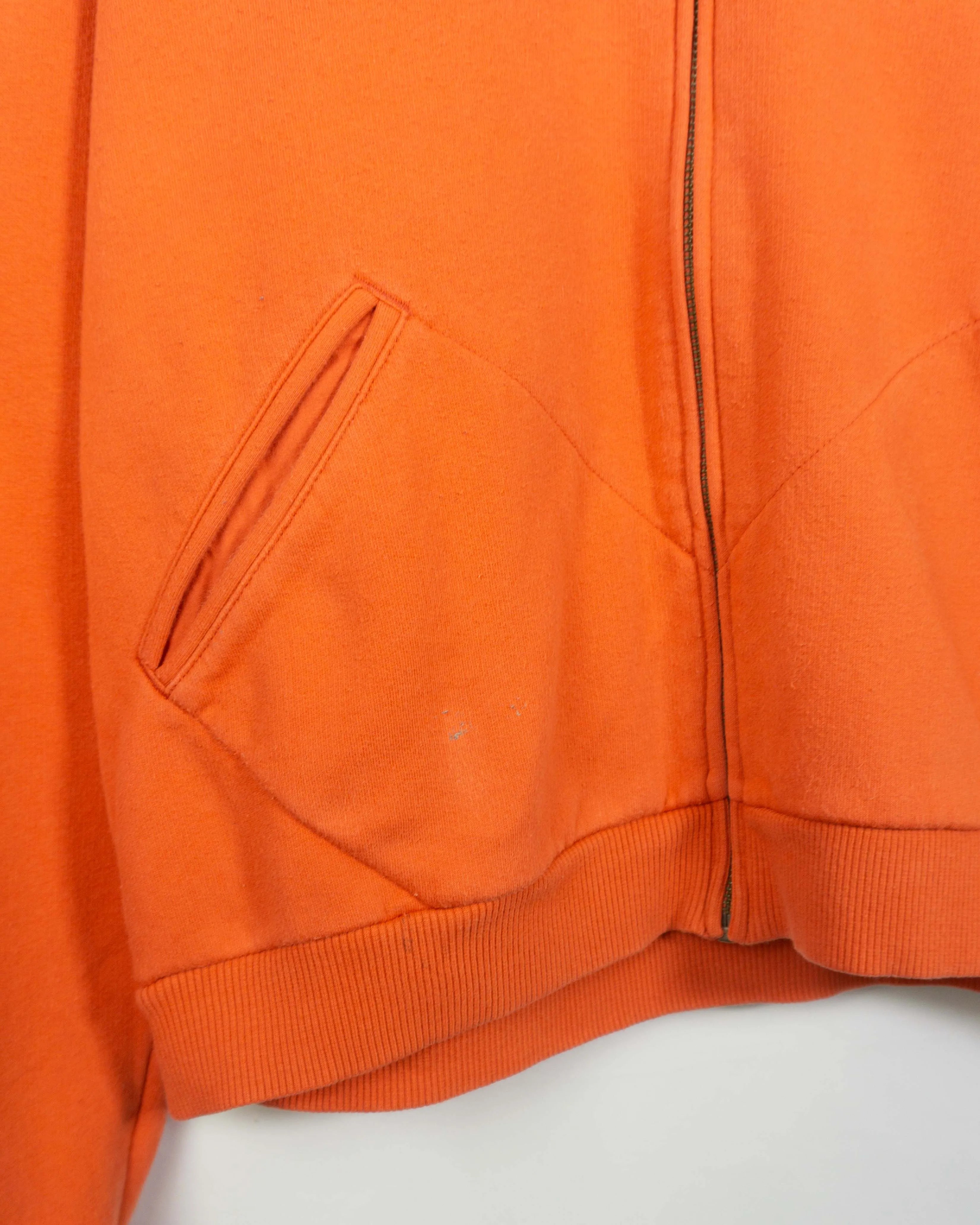 Sudadera Nike Zip Capucha Vintage 00s Naranja Mujer — M